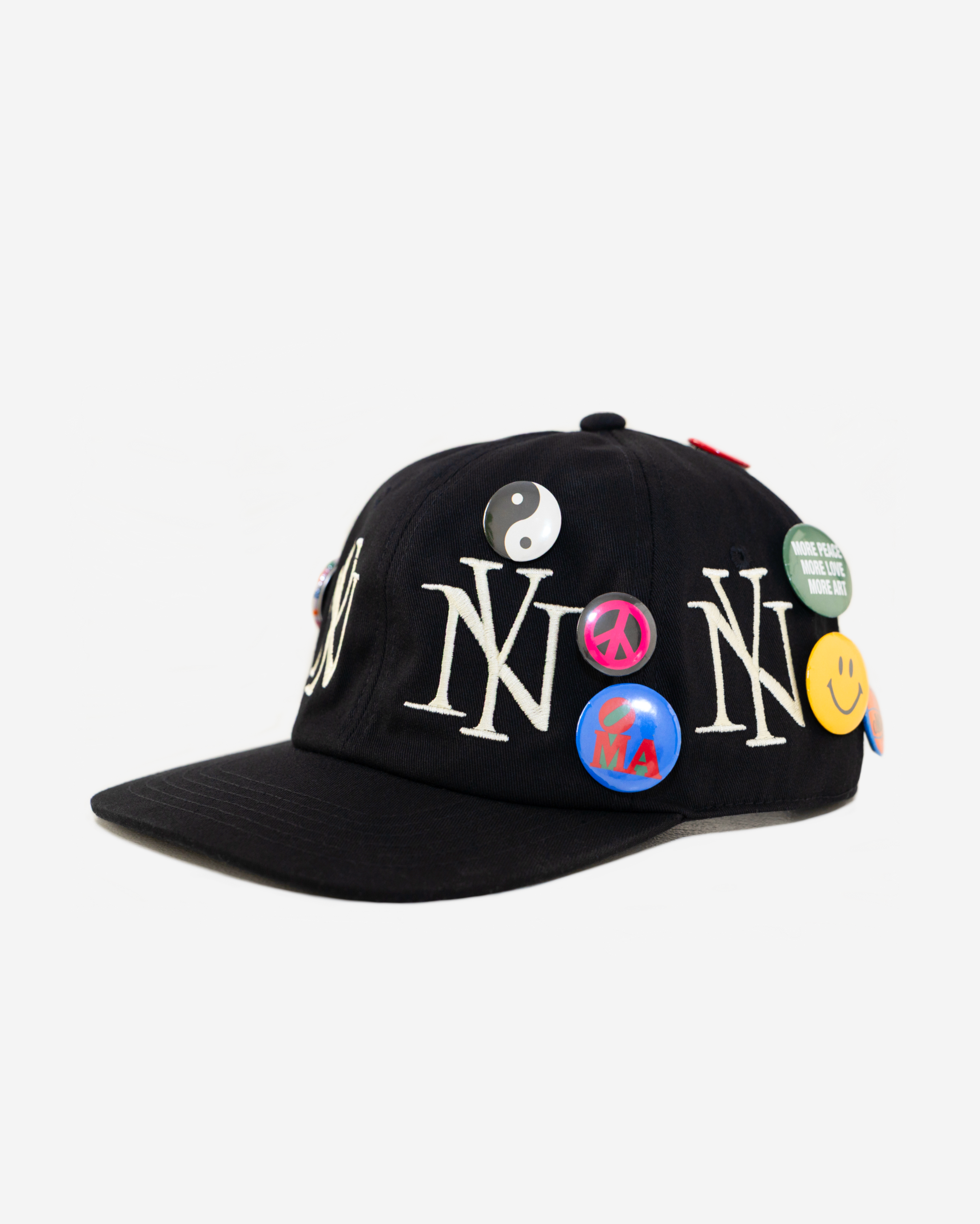 oLD NEW YoRK BUTToN HAT (BLK/CRM)