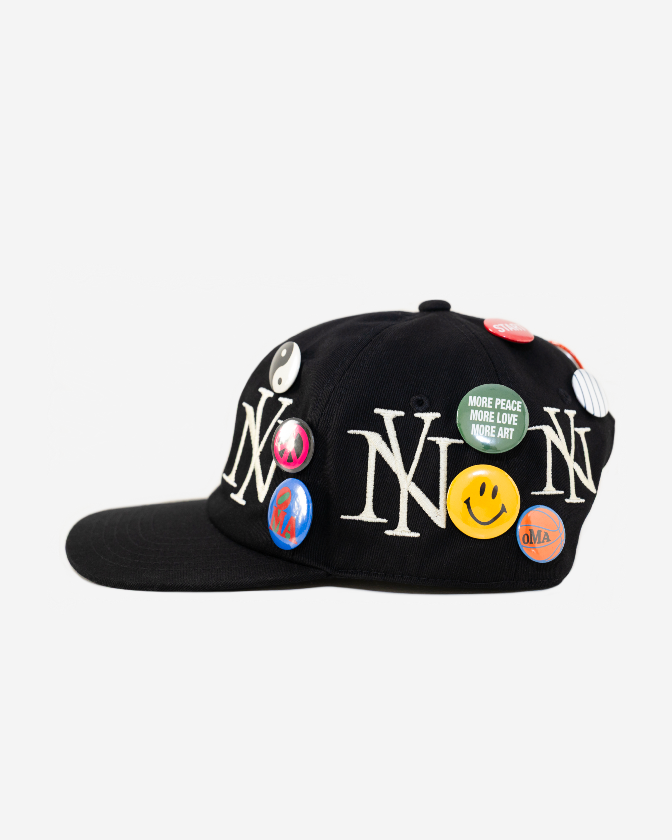 oLD NEW YoRK BUTToN HAT (BLK/CRM)