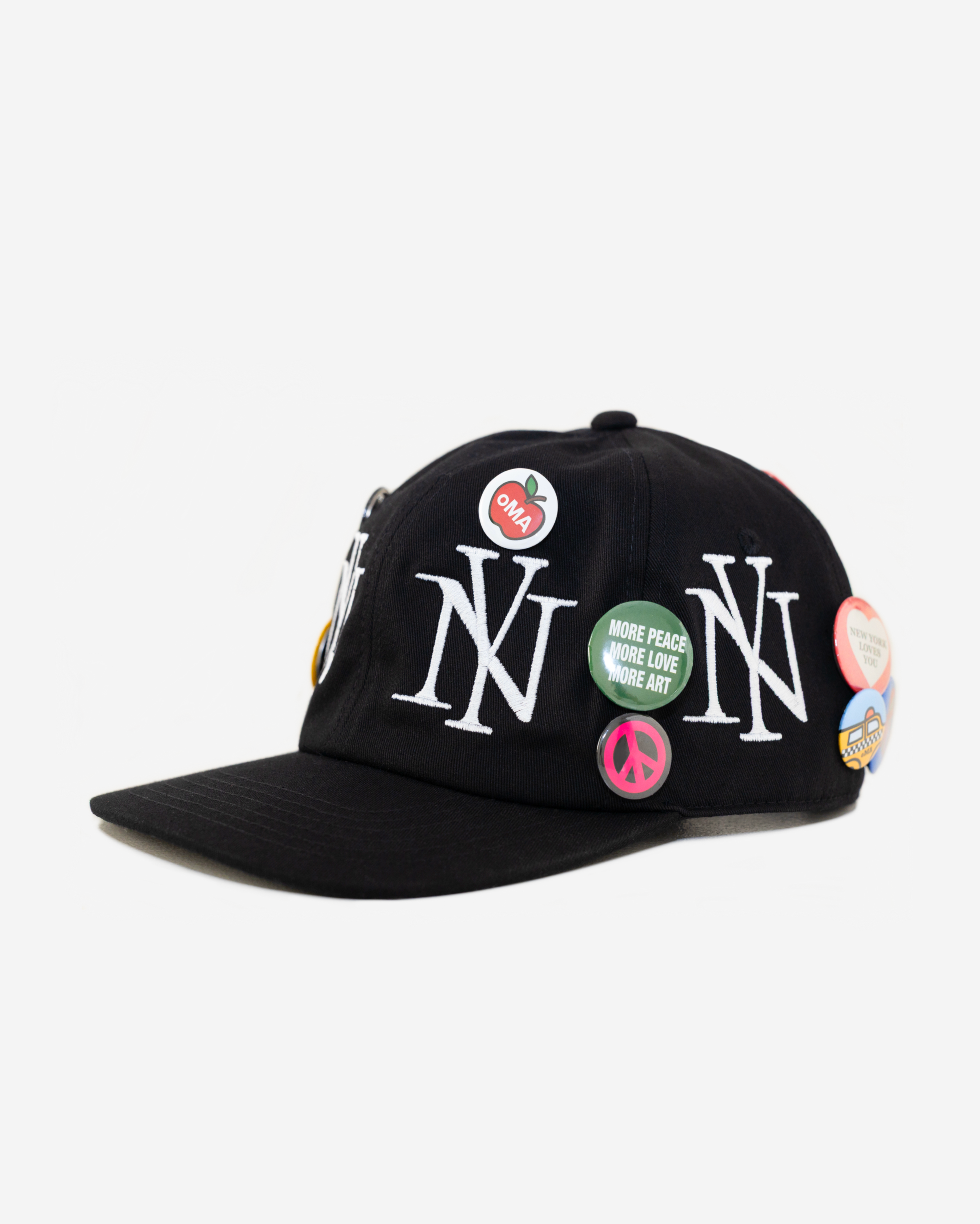 oLD NEW YoRK BUTToN HAT (BLACK)