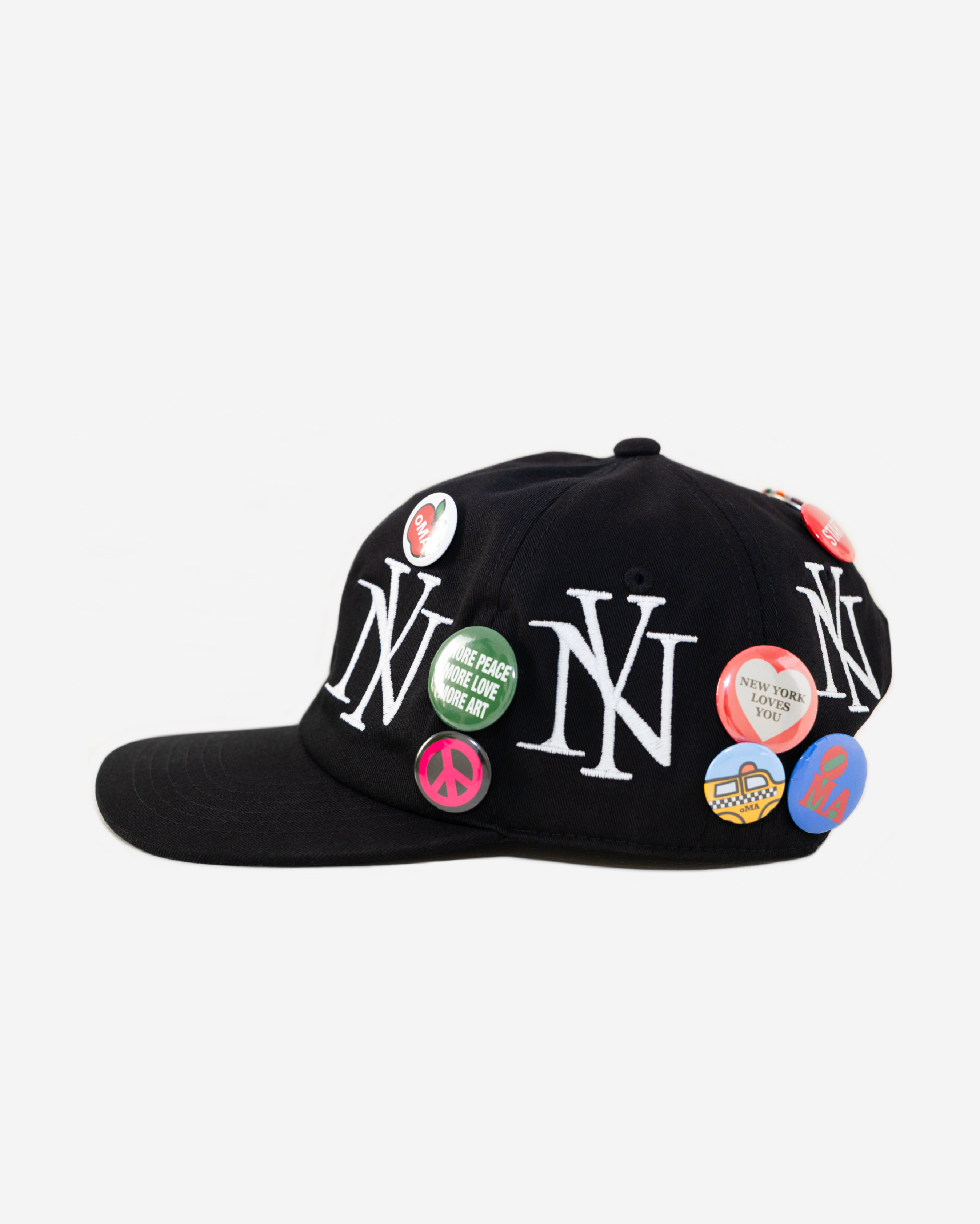 oLD NEW YoRK BUTToN HAT (BLACK)