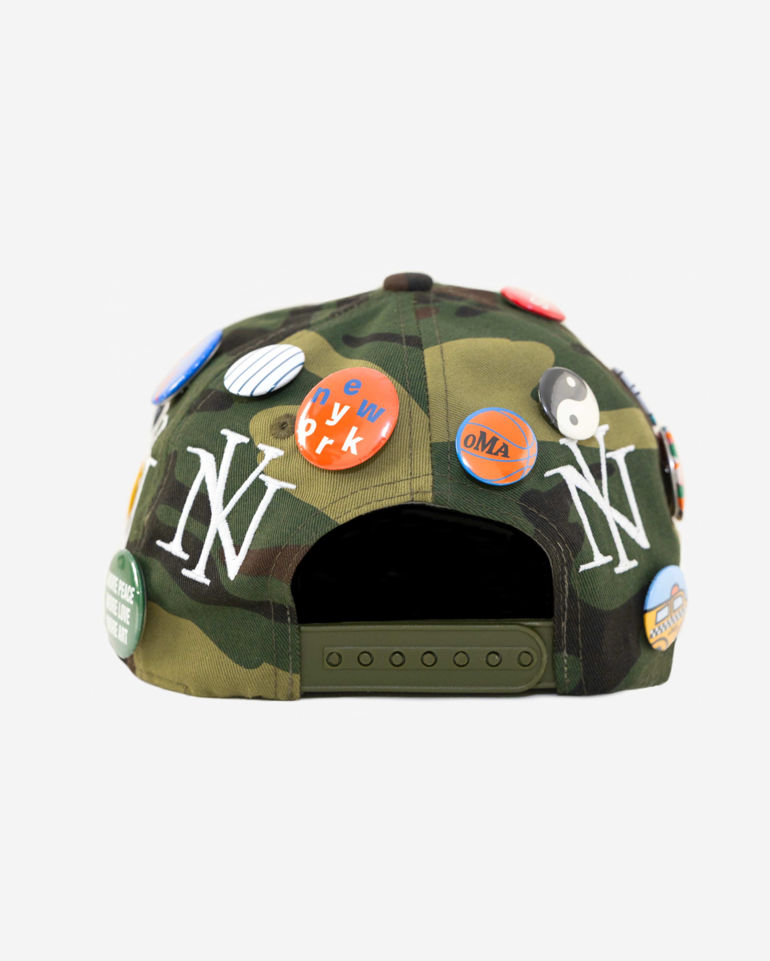 oLD NEW YoRK BUTToN HAT (CAMo)