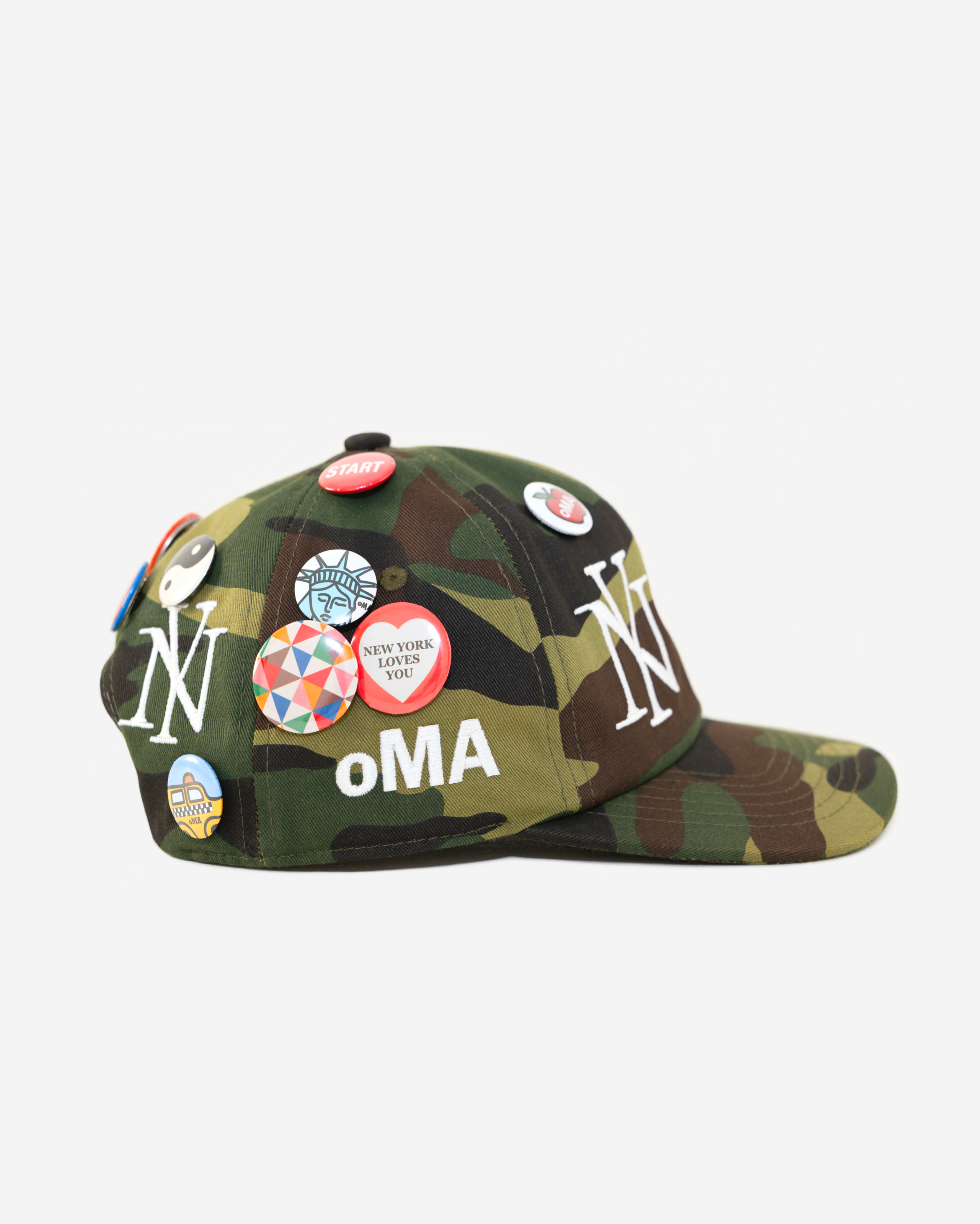 oLD NEW YoRK BUTToN HAT (CAMo)