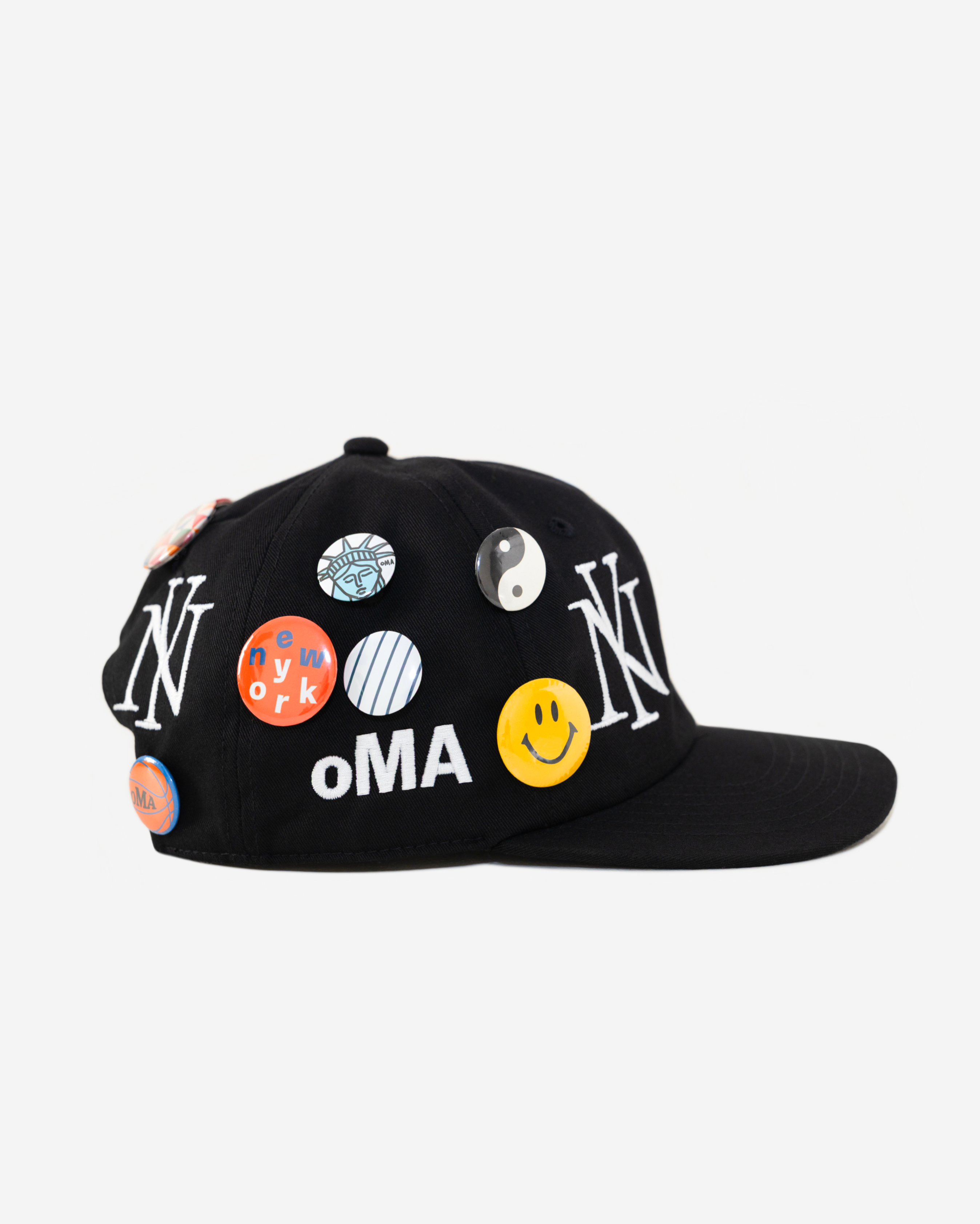 oLD NEW YoRK BUTToN HAT (BLACK)