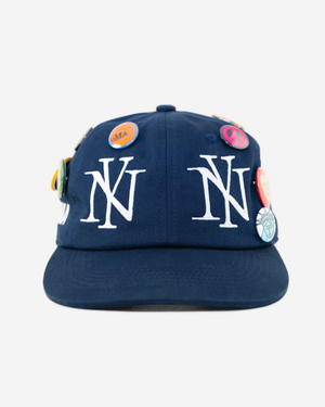 oLD NEW YoRK BUTToN HAT (NAVY)