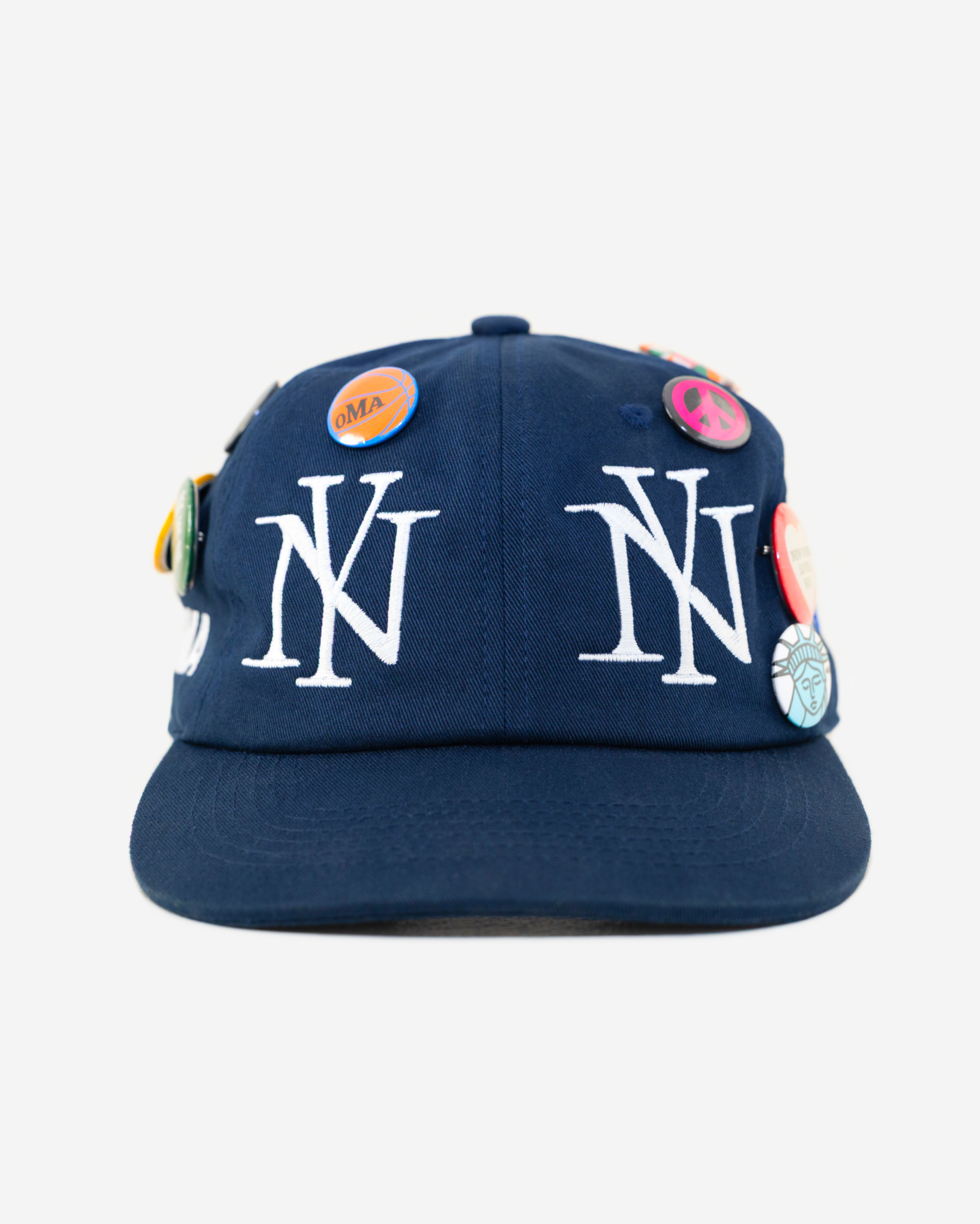 oLD NEW YoRK BUTToN HAT (NAVY)