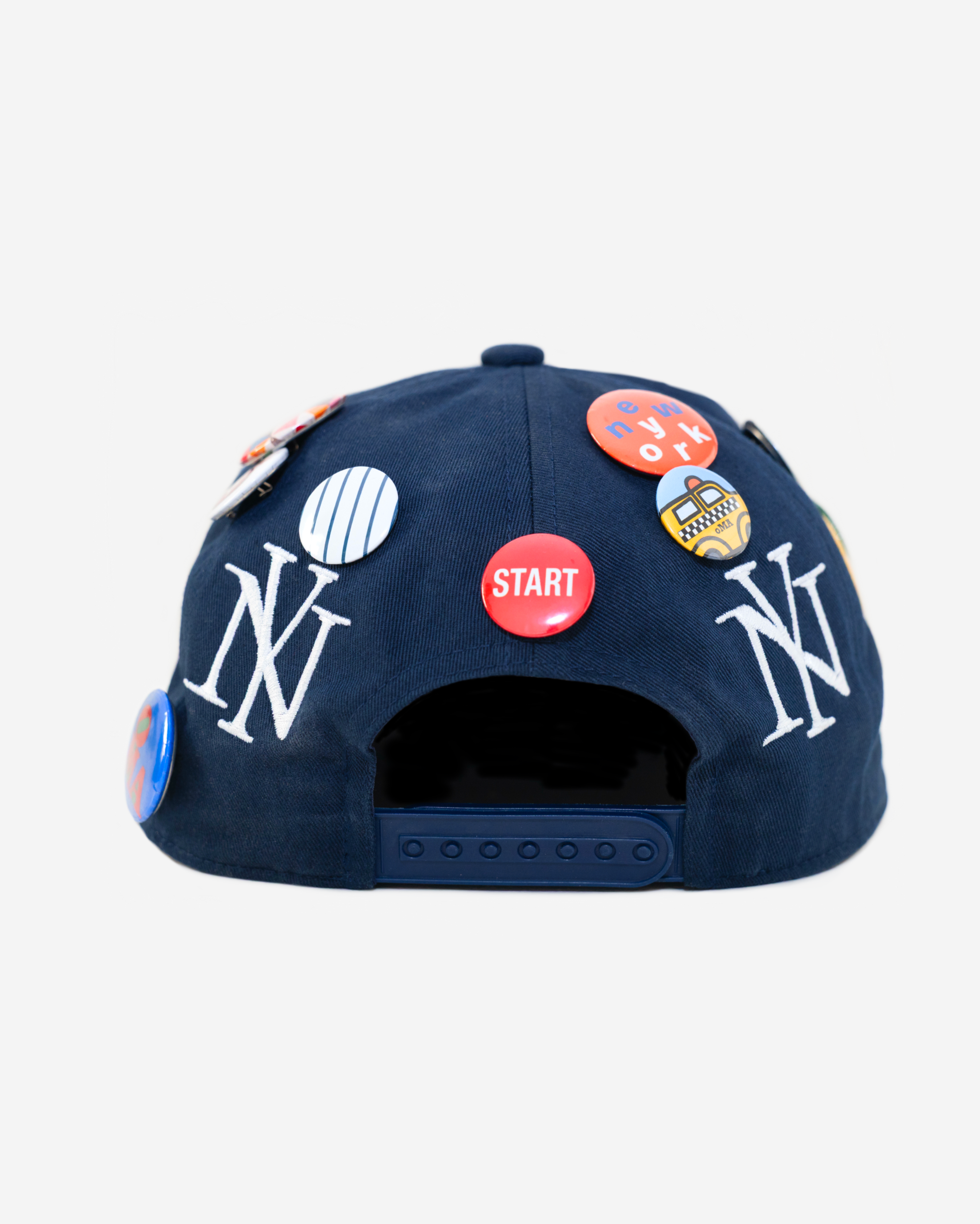oLD NEW YoRK BUTToN HAT (NAVY)