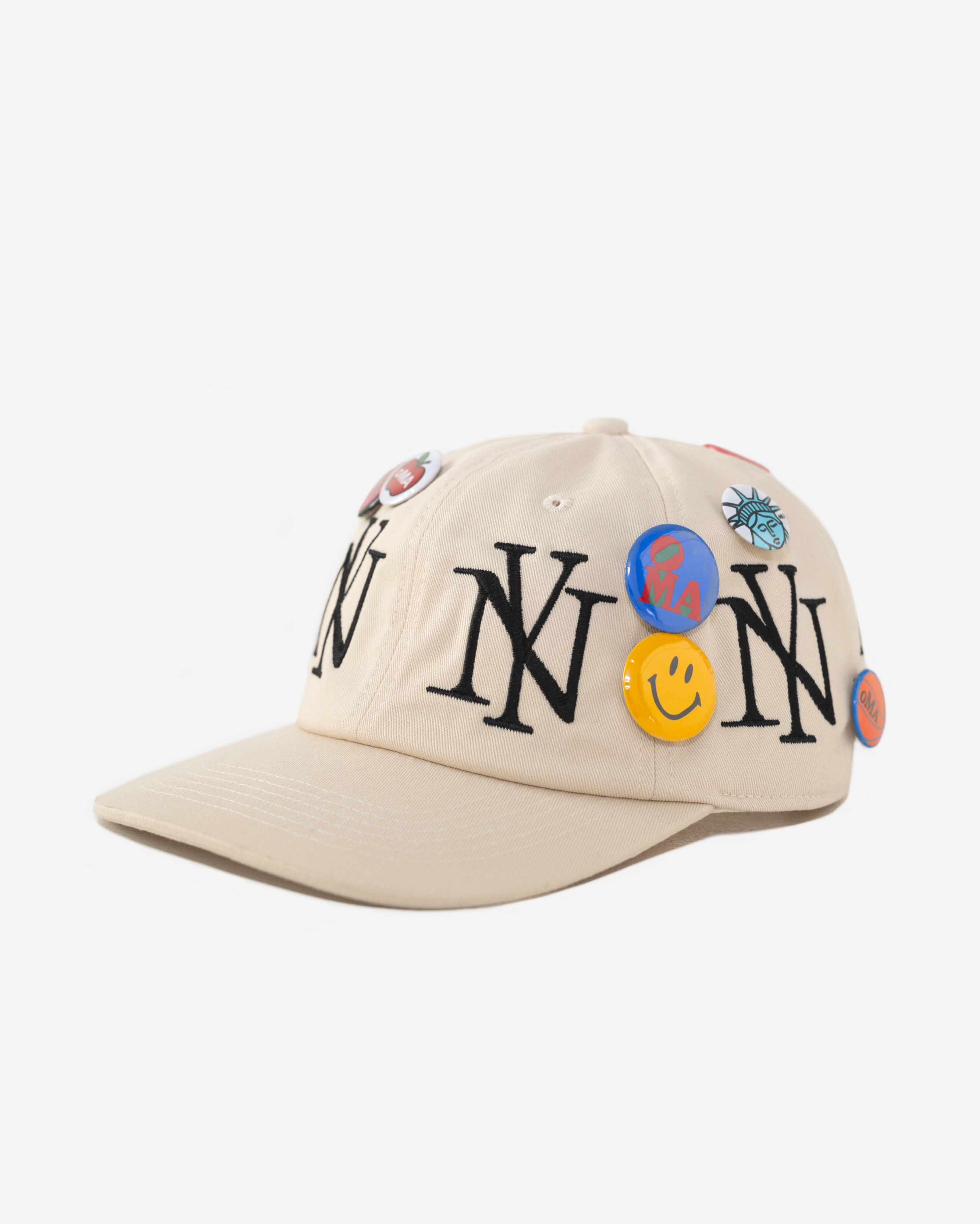 oLD NEW YoRK BUTToN HAT (CREAM)