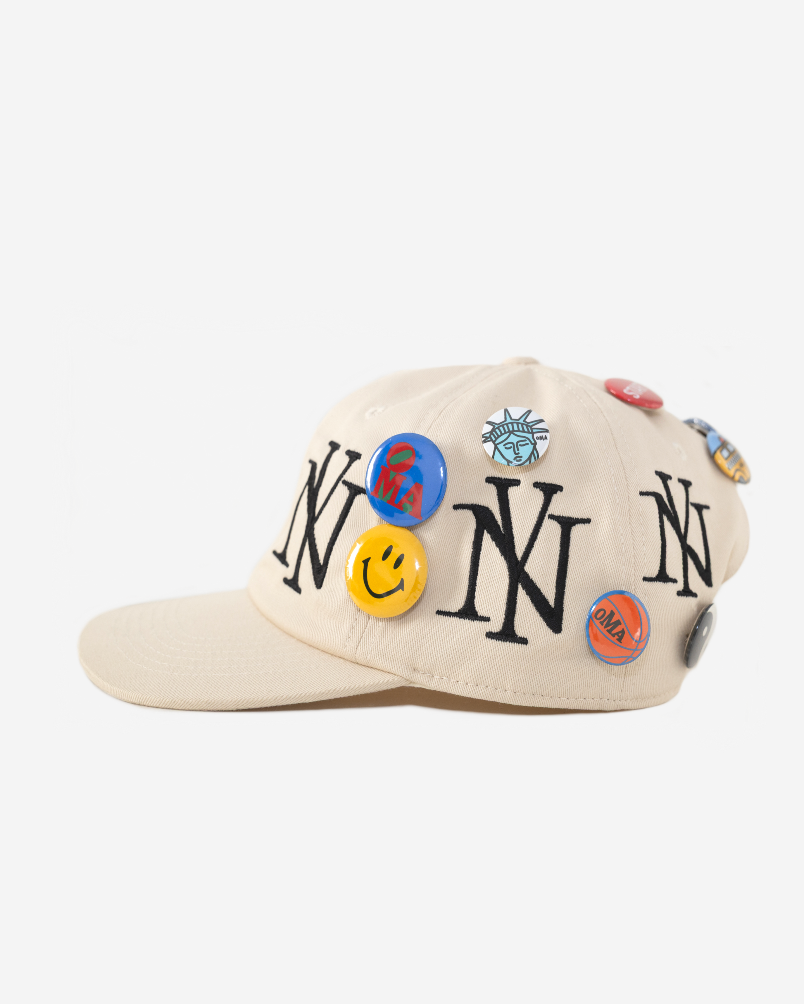 oLD NEW YoRK BUTToN HAT (CREAM)