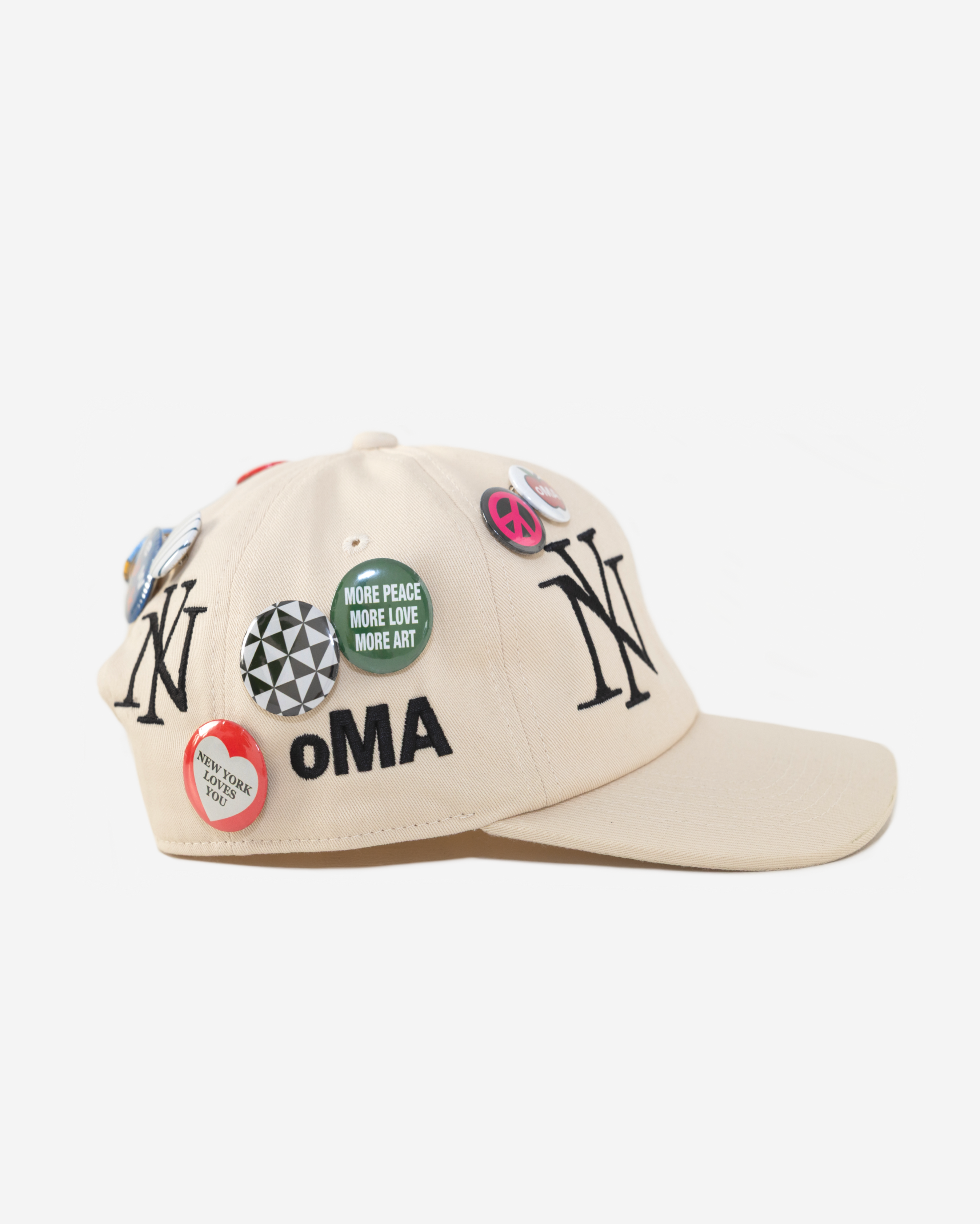oLD NEW YoRK BUTToN HAT (CREAM)