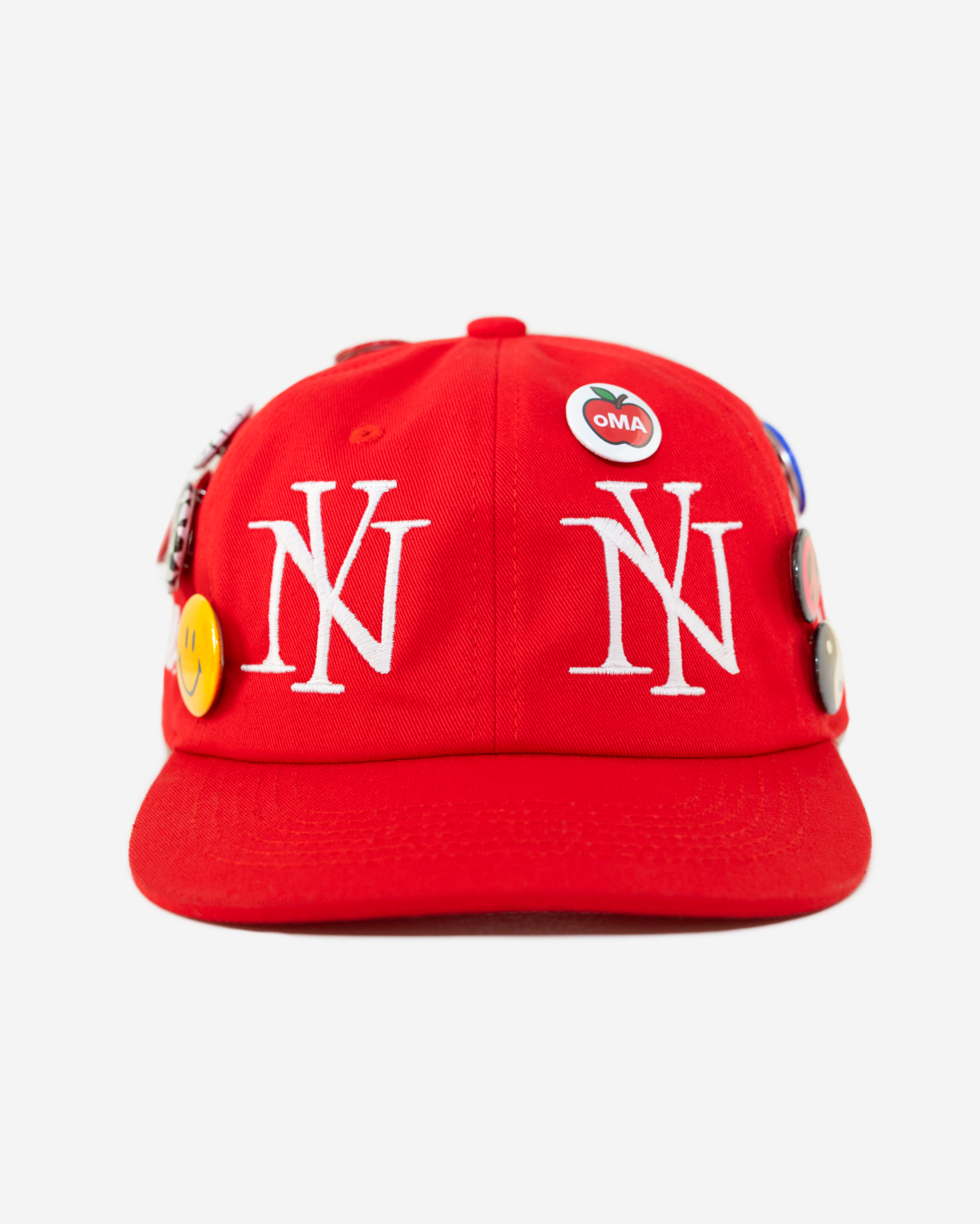 oLD NEW YoRK BUTToN HAT (RED)