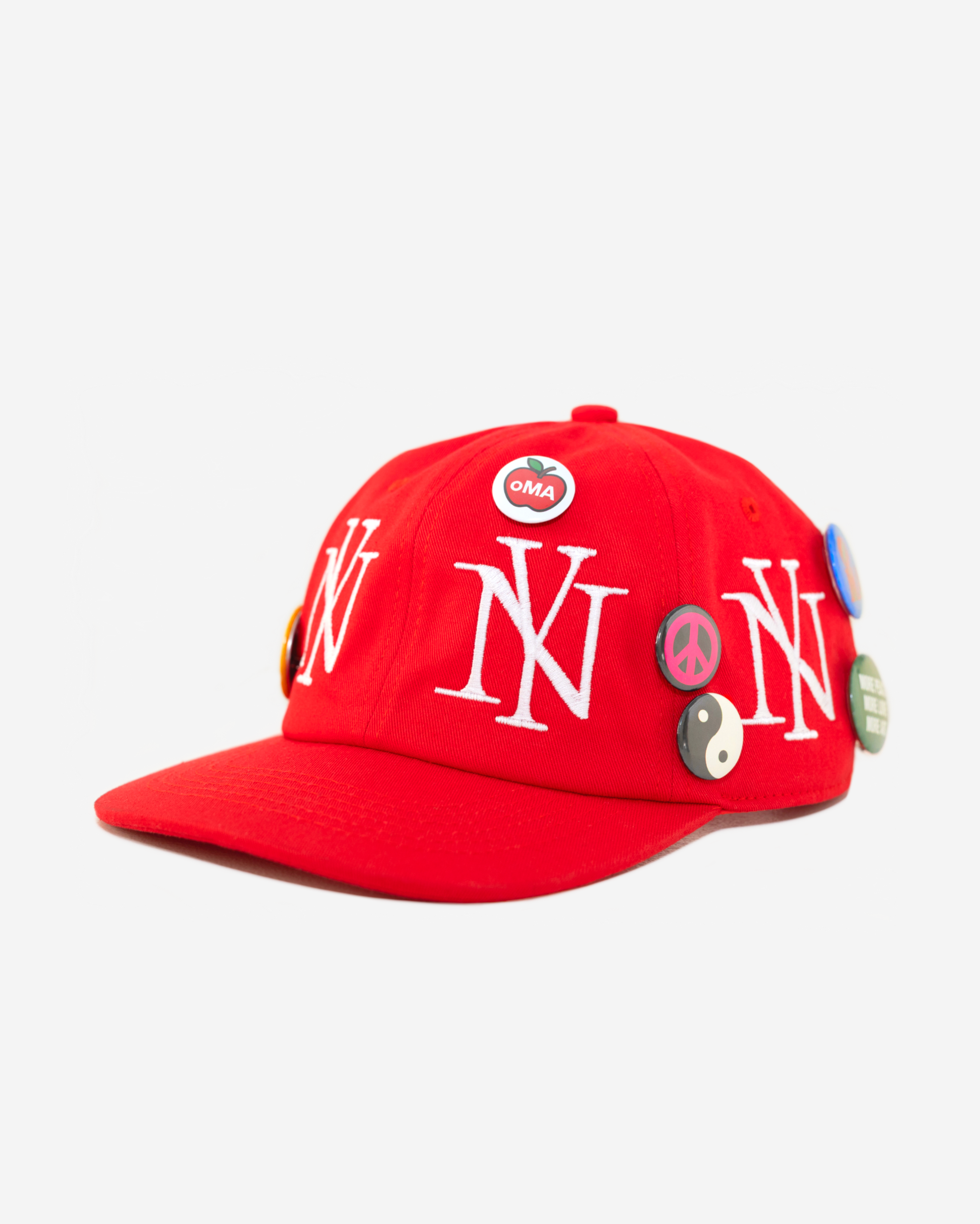 oLD NEW YoRK BUTToN HAT (RED)