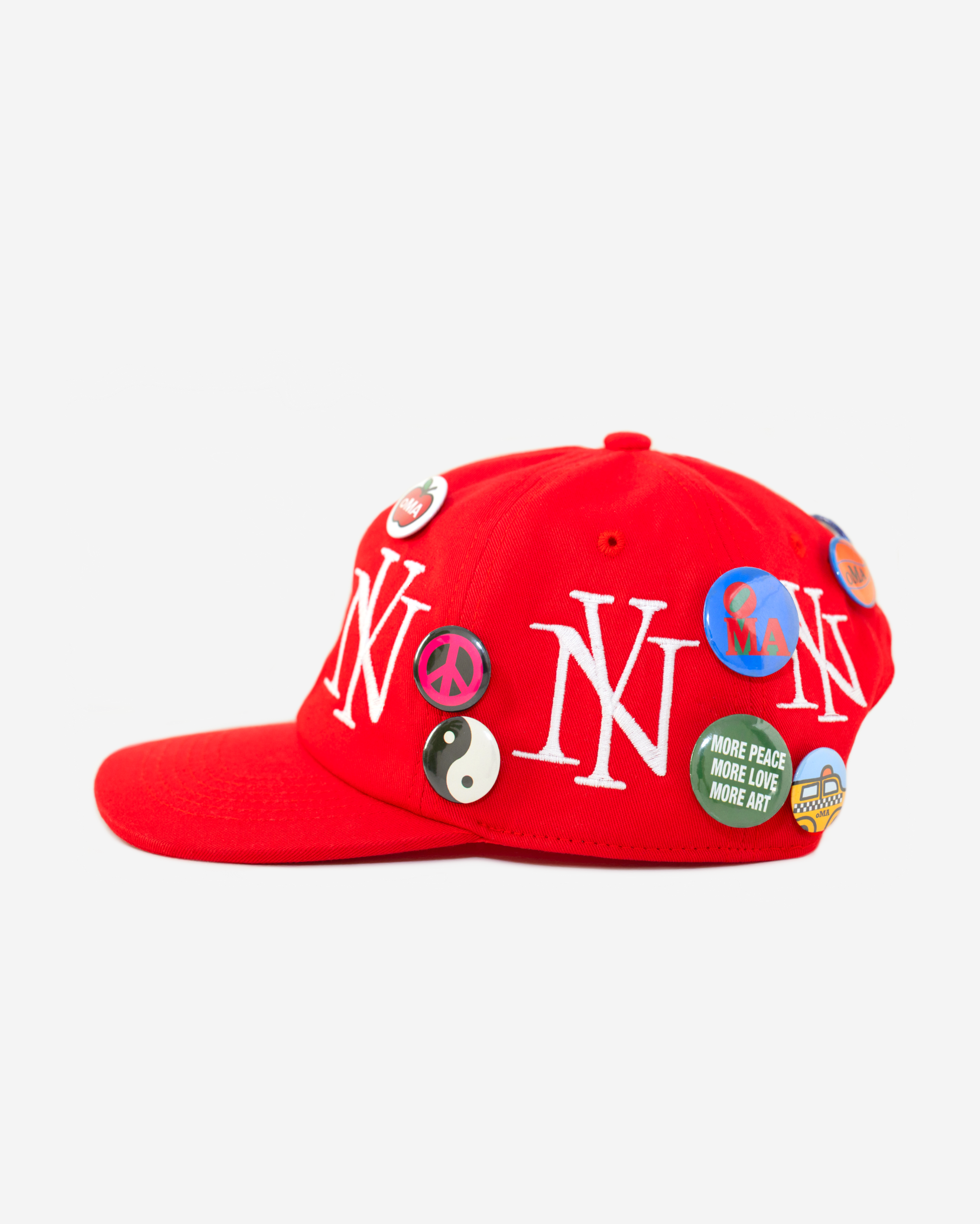oLD NEW YoRK BUTToN HAT (RED)