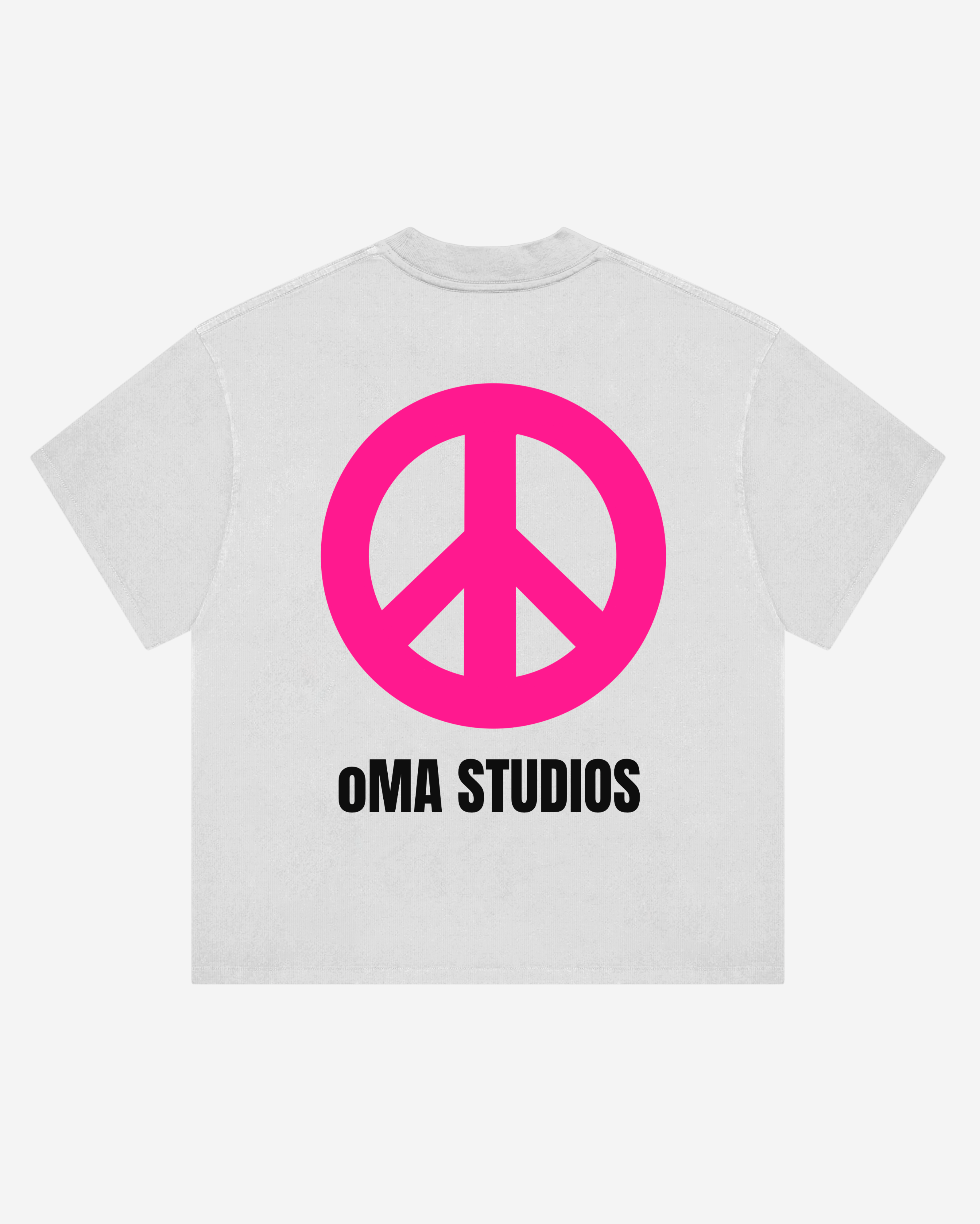 PEACE, LoVE, ART T-SHIRT (WHITE)