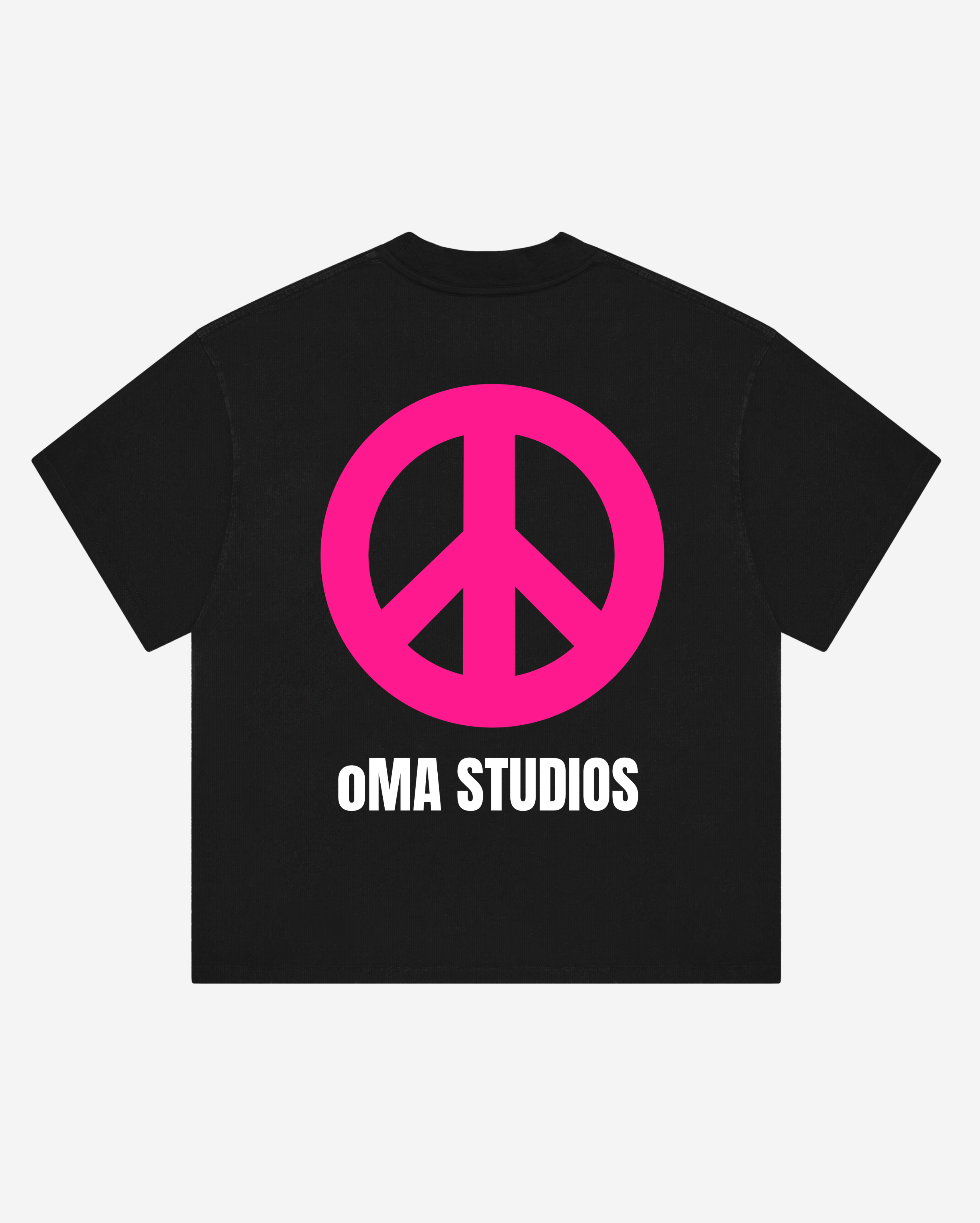 PEACE, LoVE, ART T-SHIRT (BLACK)