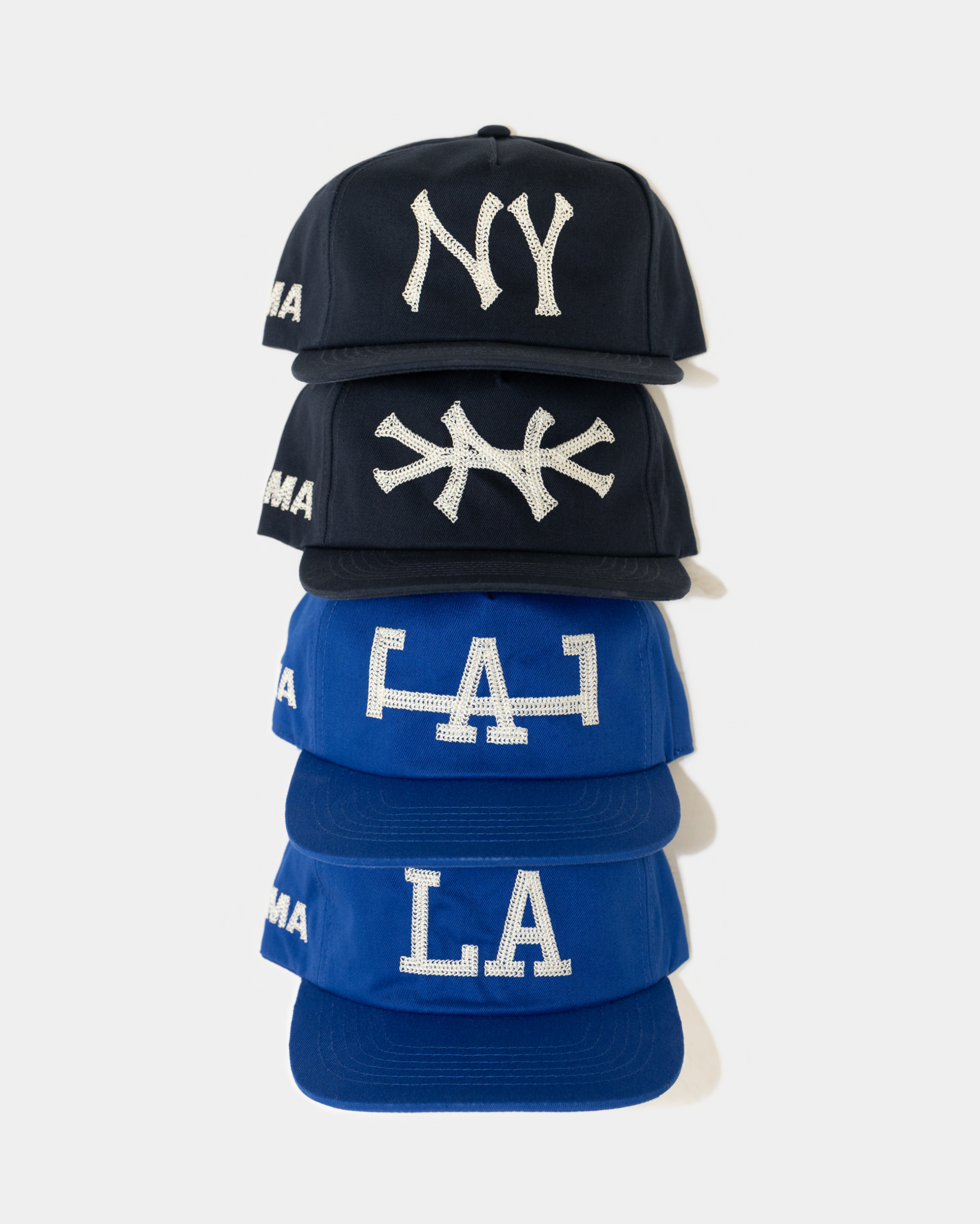 NEW YoRK CHAIN STITCH HAT (NAVY)