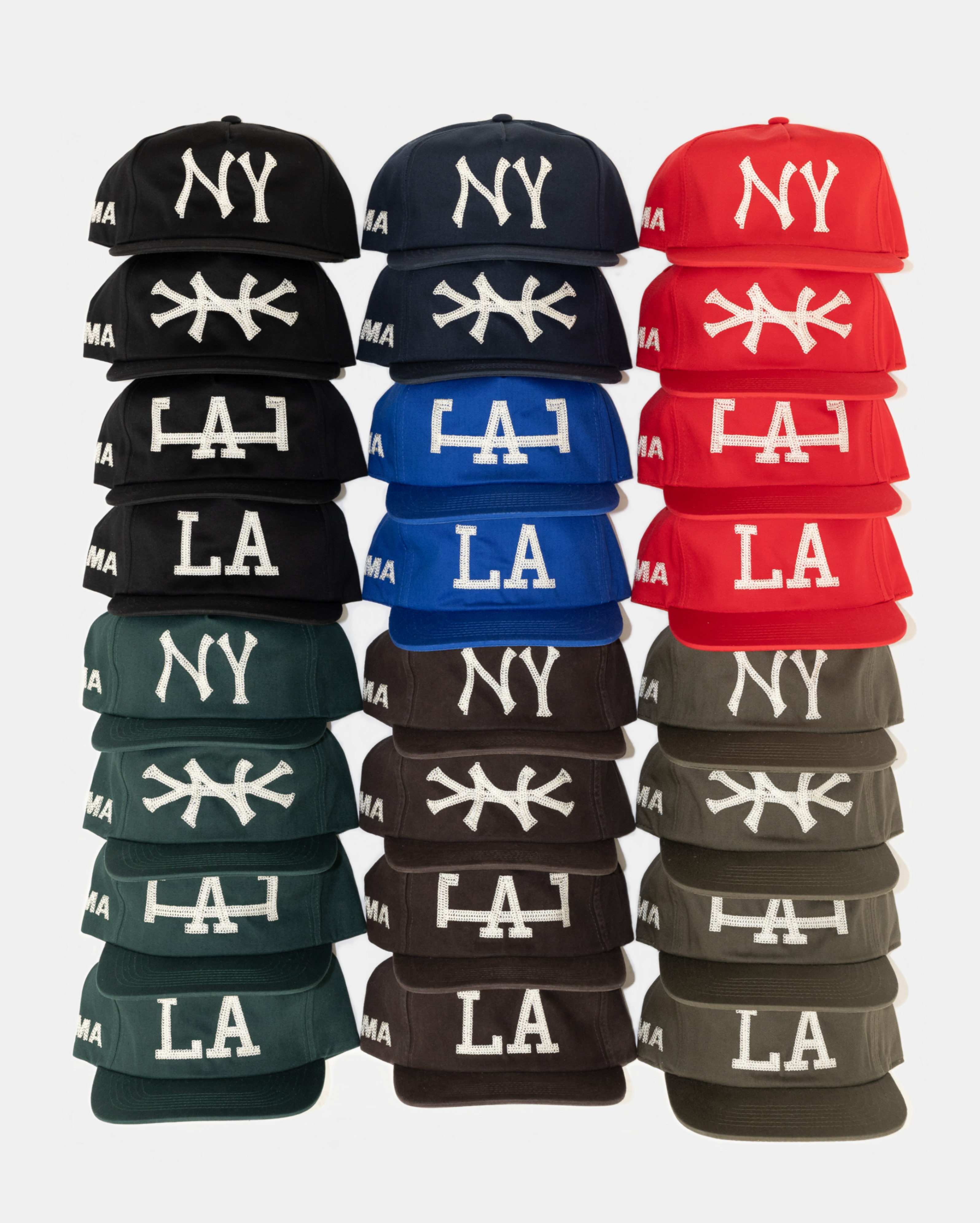NEW YoRK CHAIN STITCH HAT (NAVY)