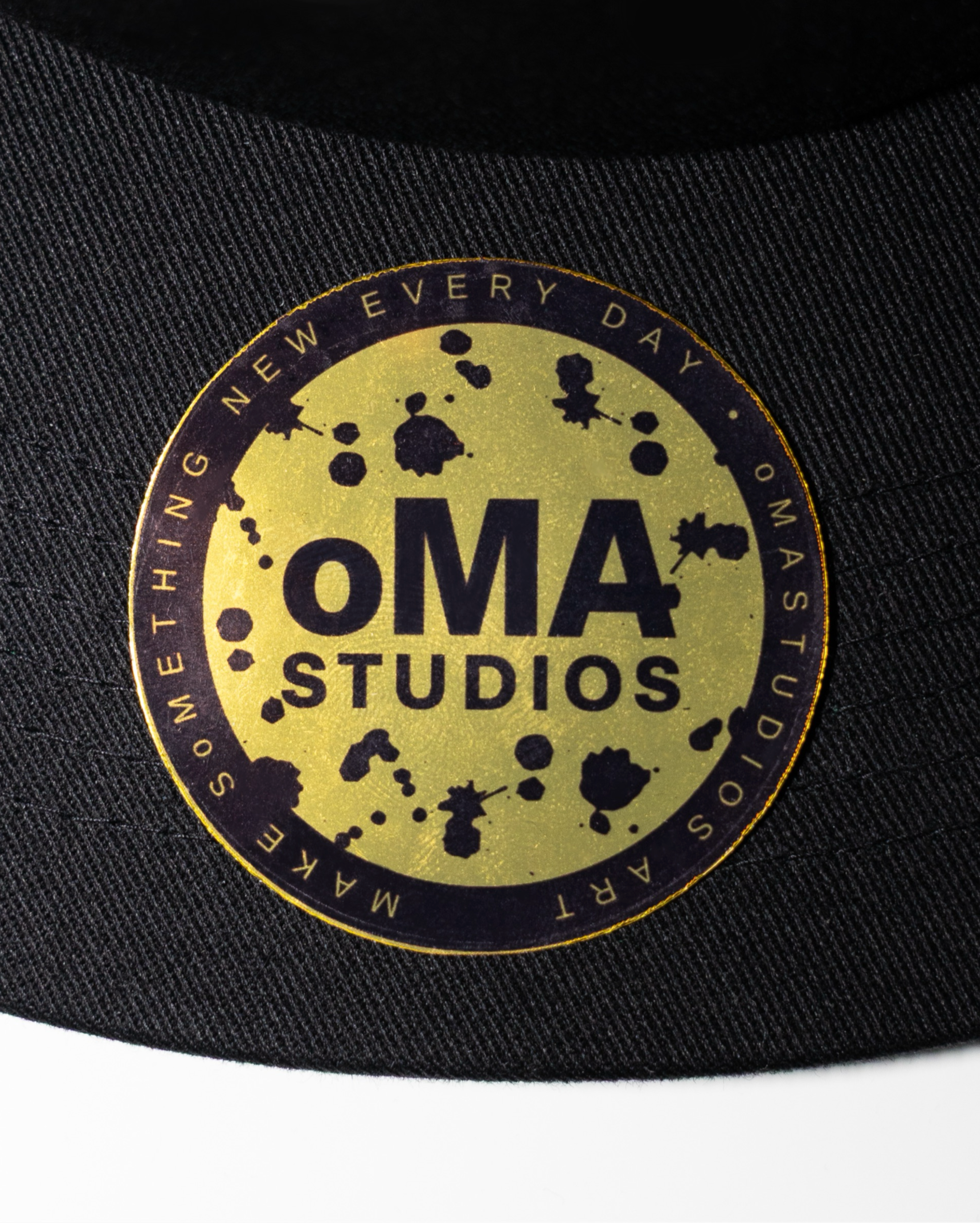 NY NY BoNES DISTRESSED HAT (TRIPLE BLACK)