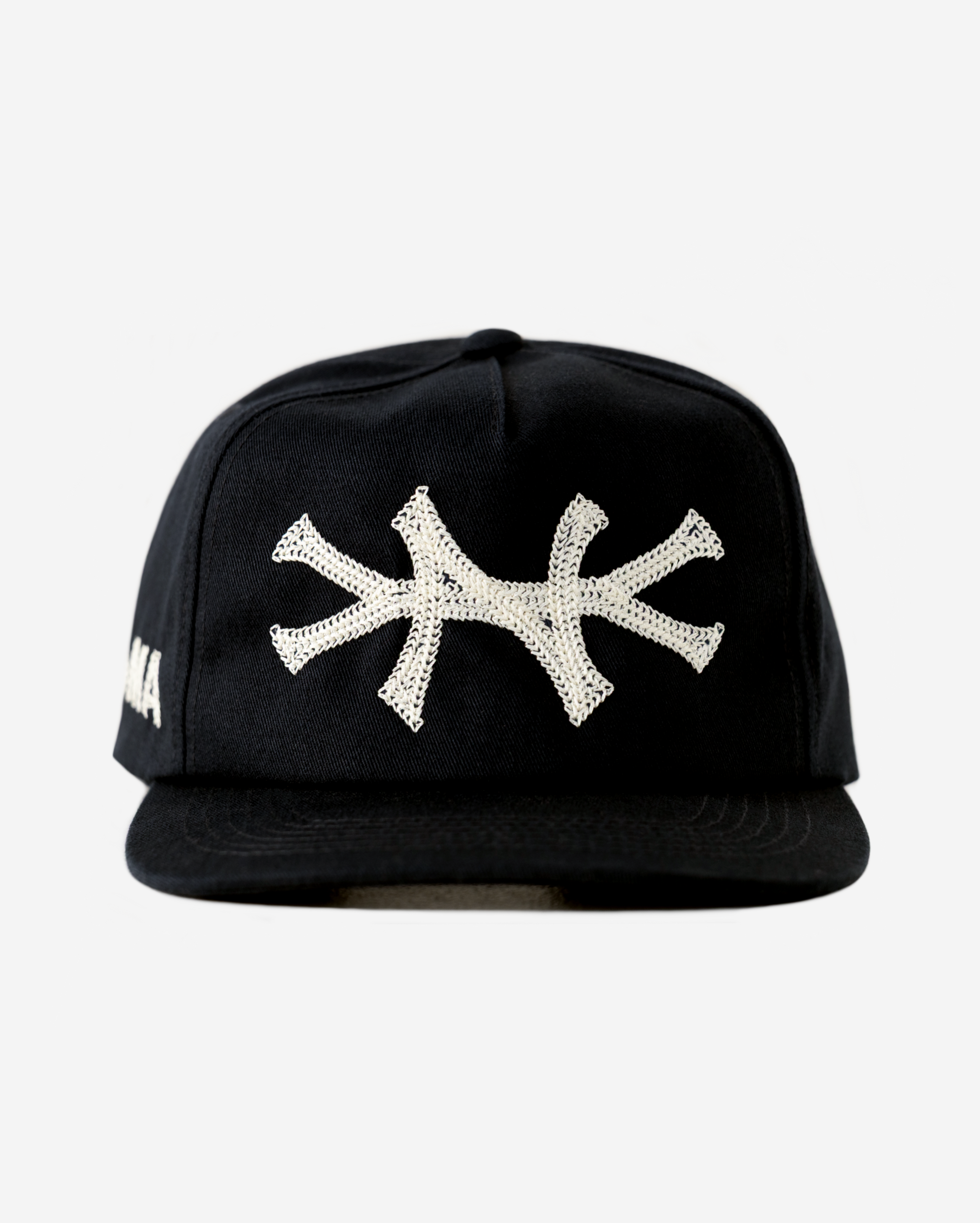 NY CHAIN STITCH HAT (BLACK)