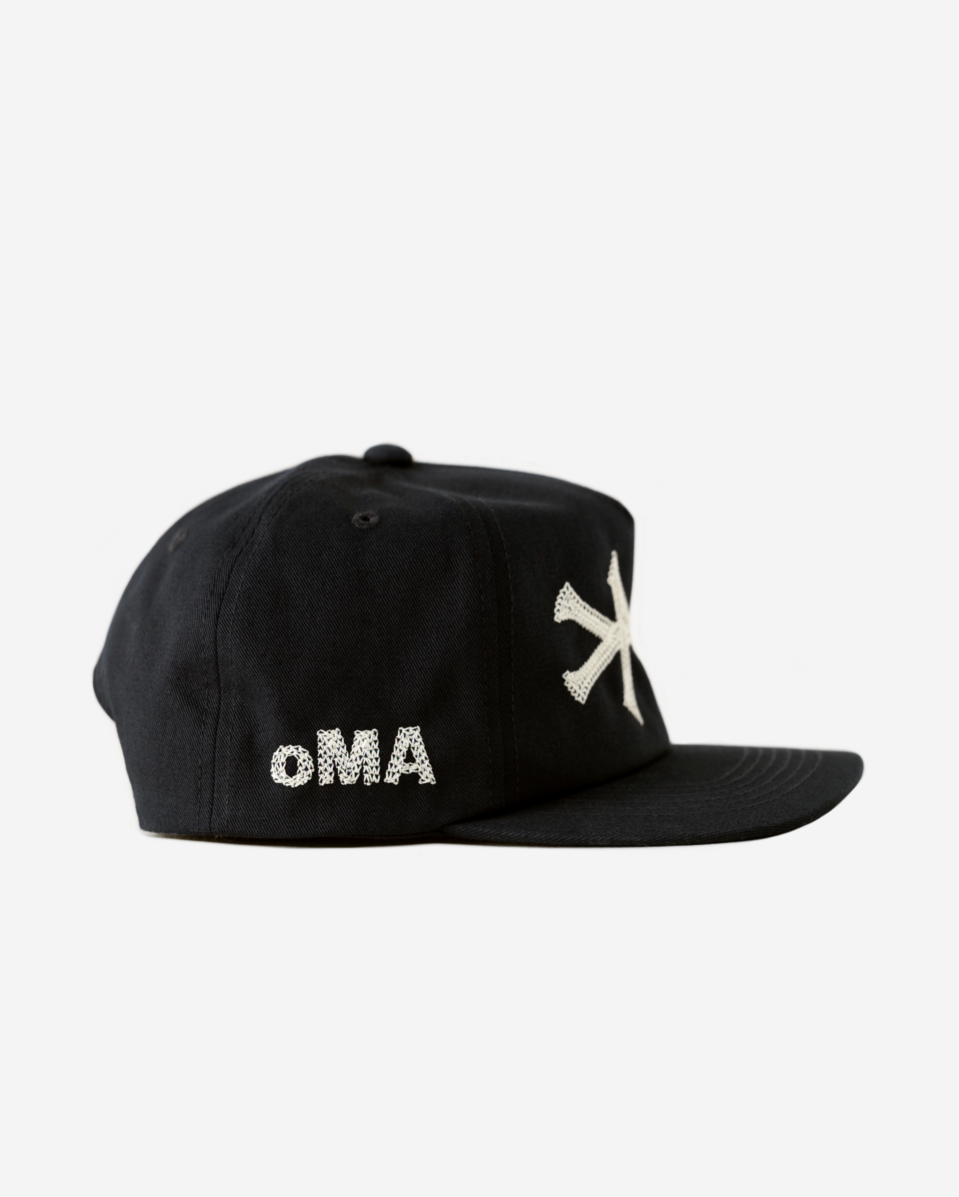 NY CHAIN STITCH HAT (BLACK)