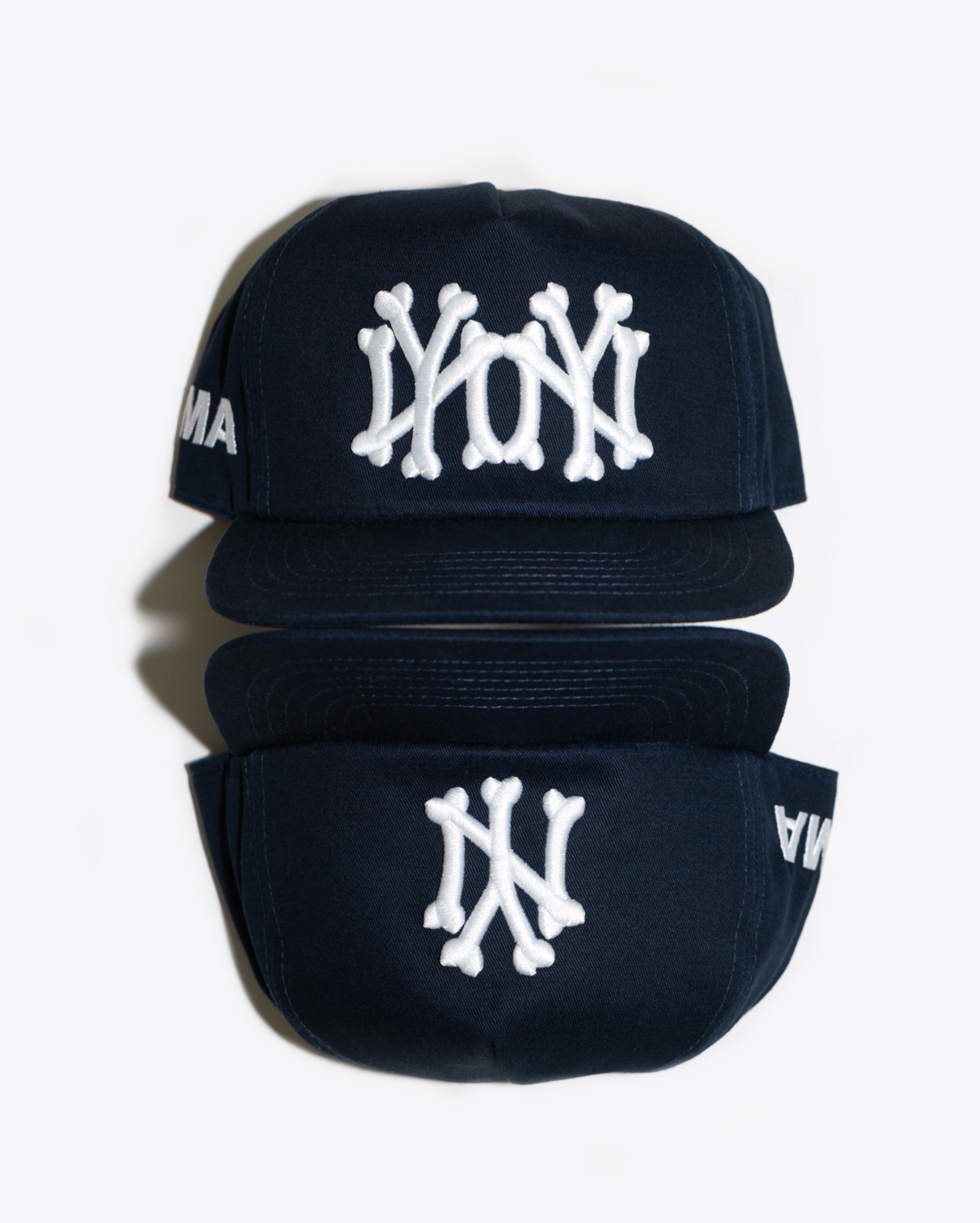 NY NY BONES HAT (NAVY)