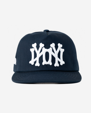 NY NY BONES HAT (NAVY)