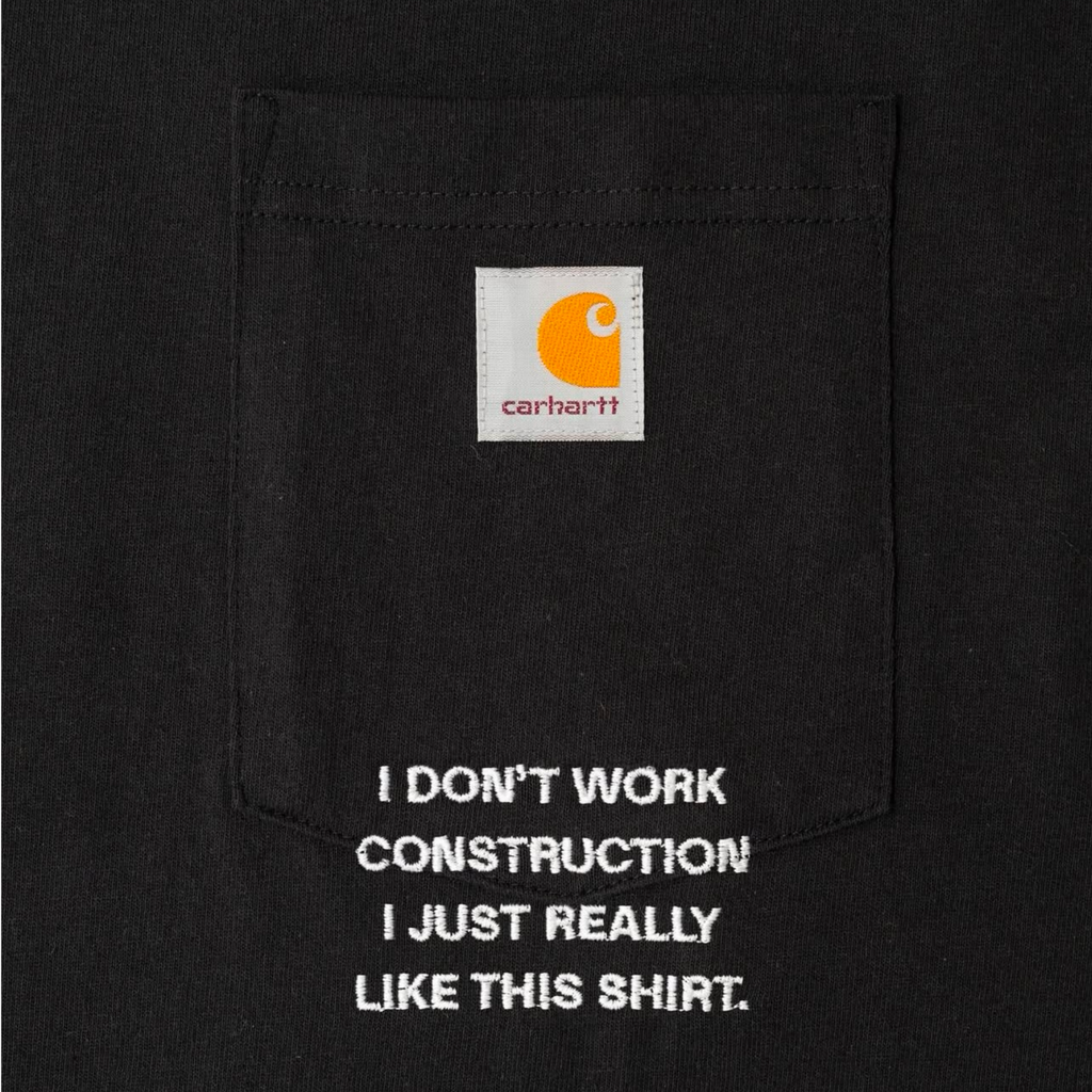 IDWC CARHARTT TEE (BLACK)