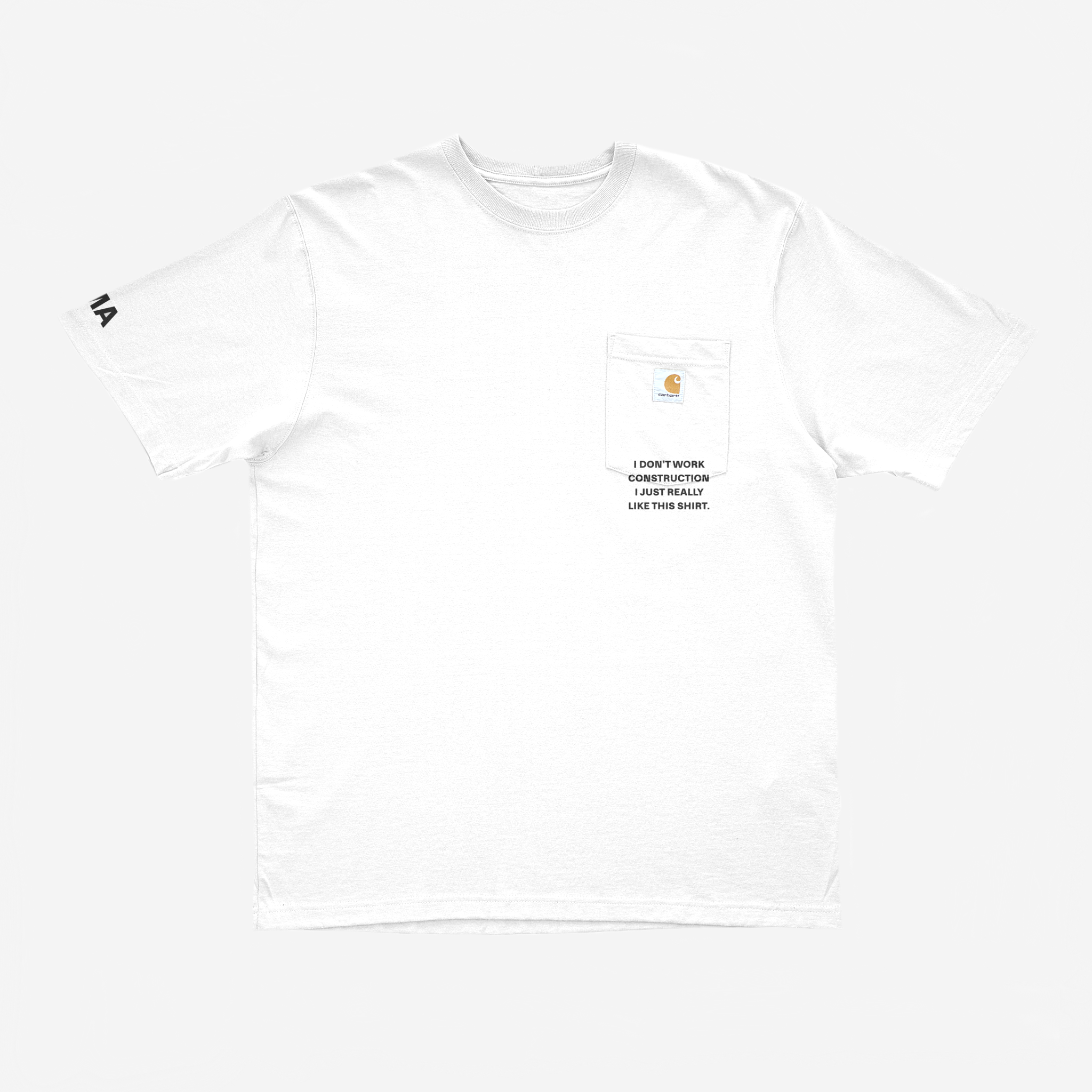 IDWC CARHARTT TEE (WHITE)