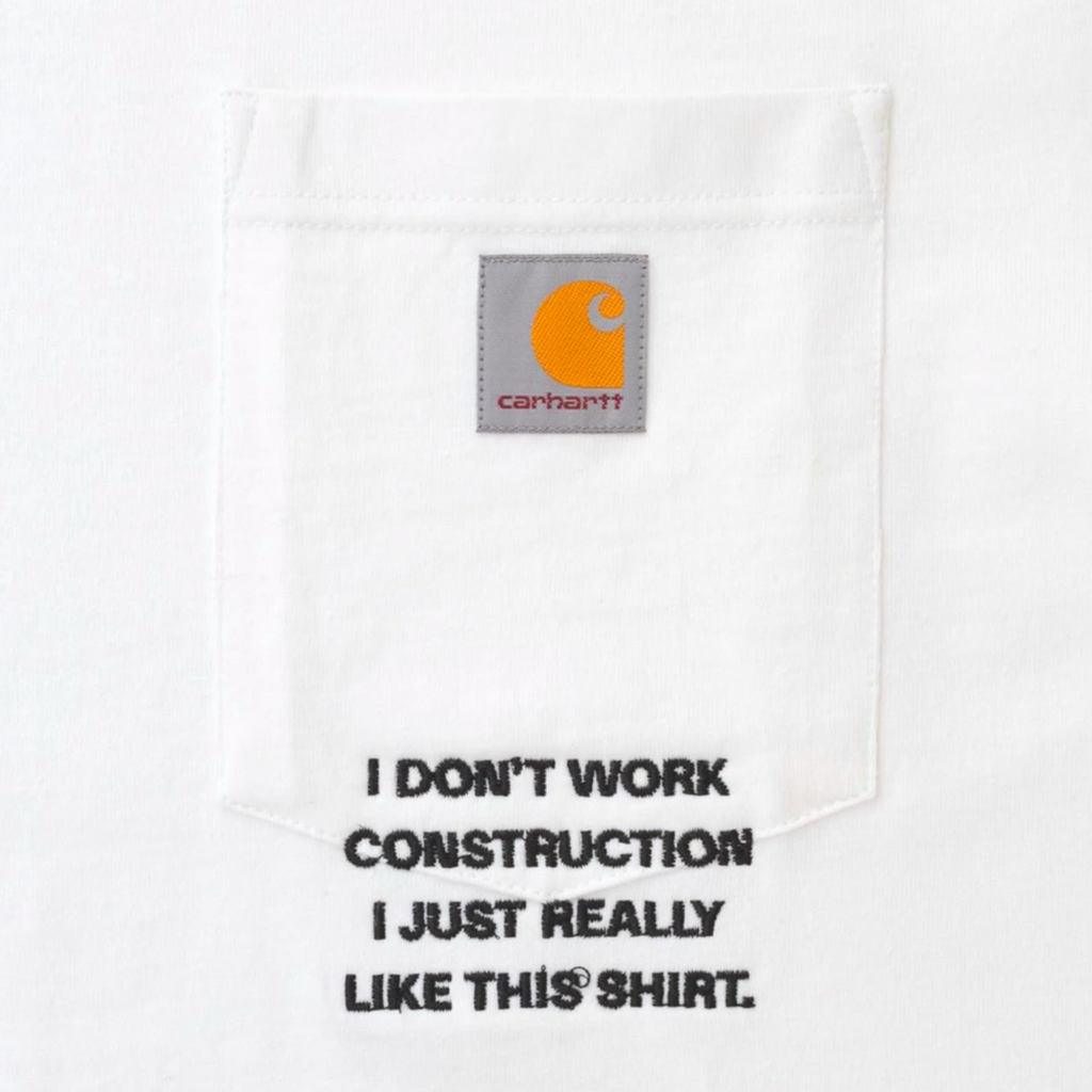 IDWC CARHARTT TEE (WHITE)