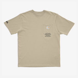 IDWC CARHARTT TEE (SAND)