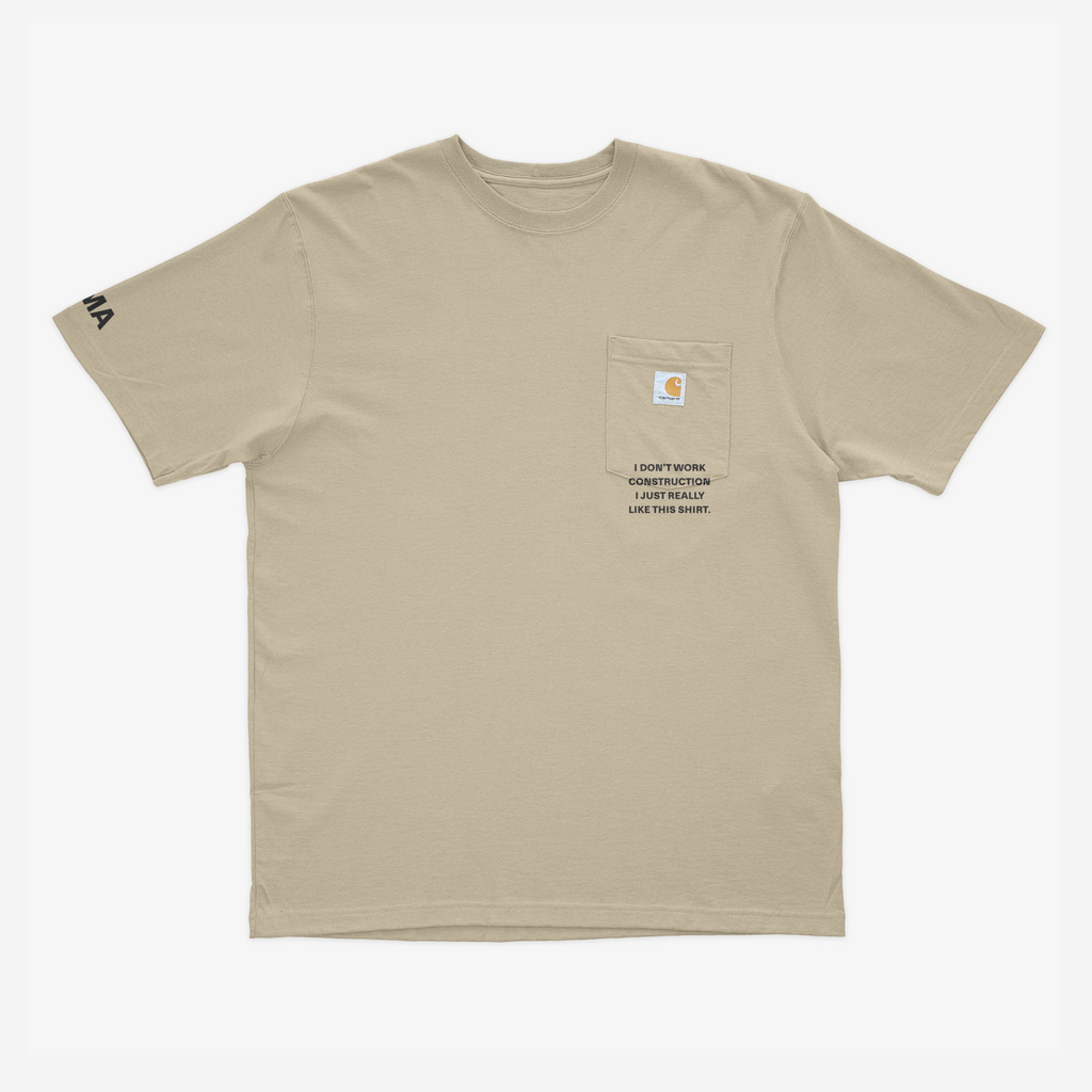 IDWC CARHARTT TEE (SAND)