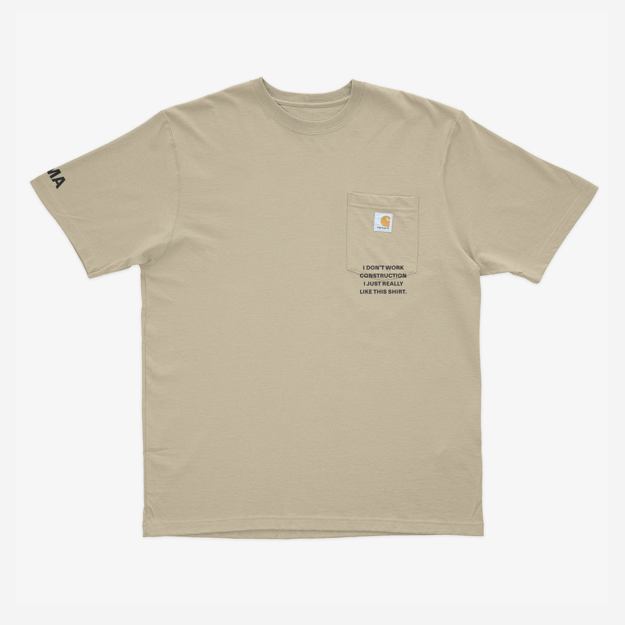 IDWC CARHARTT TEE (SAND)