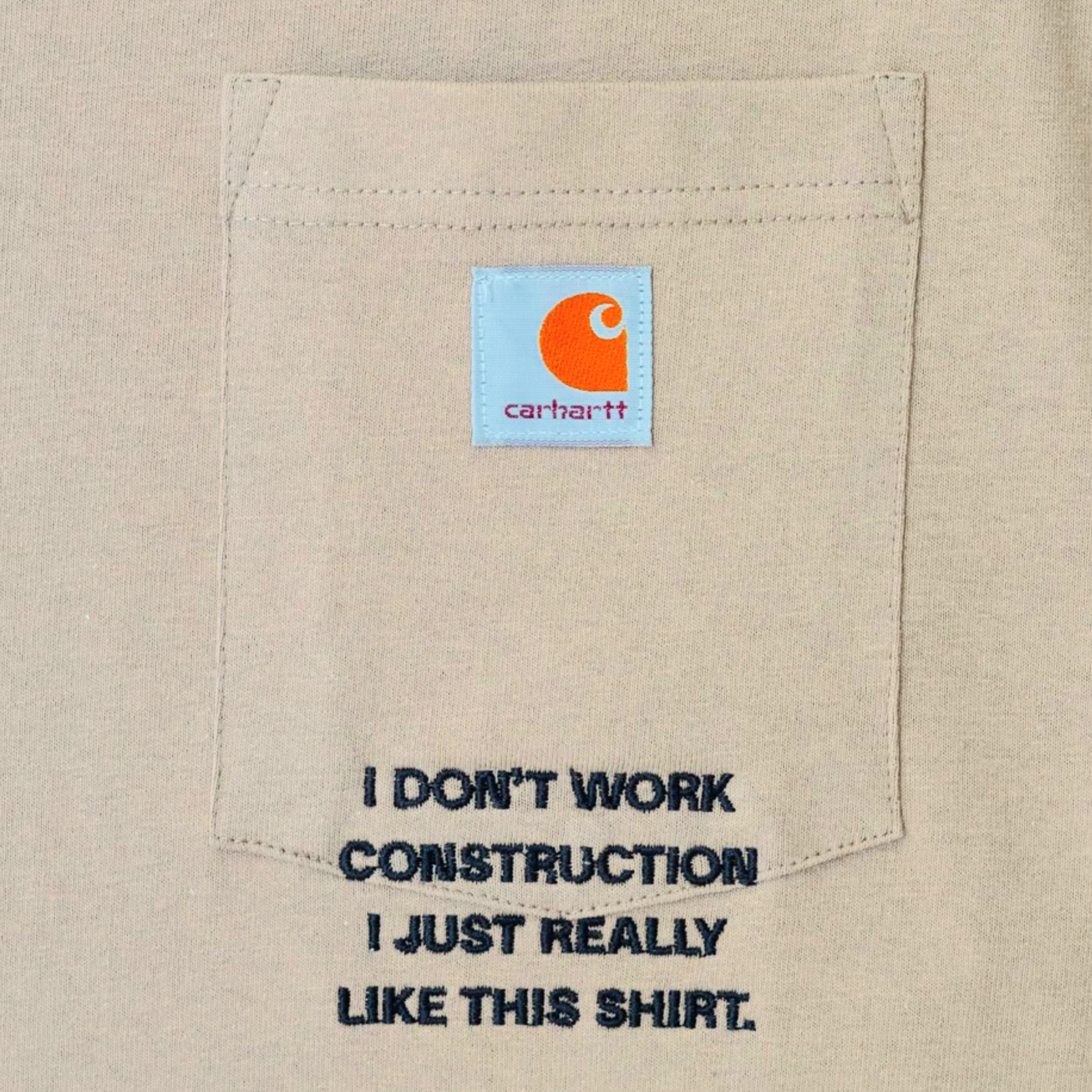 IDWC CARHARTT TEE (SAND)