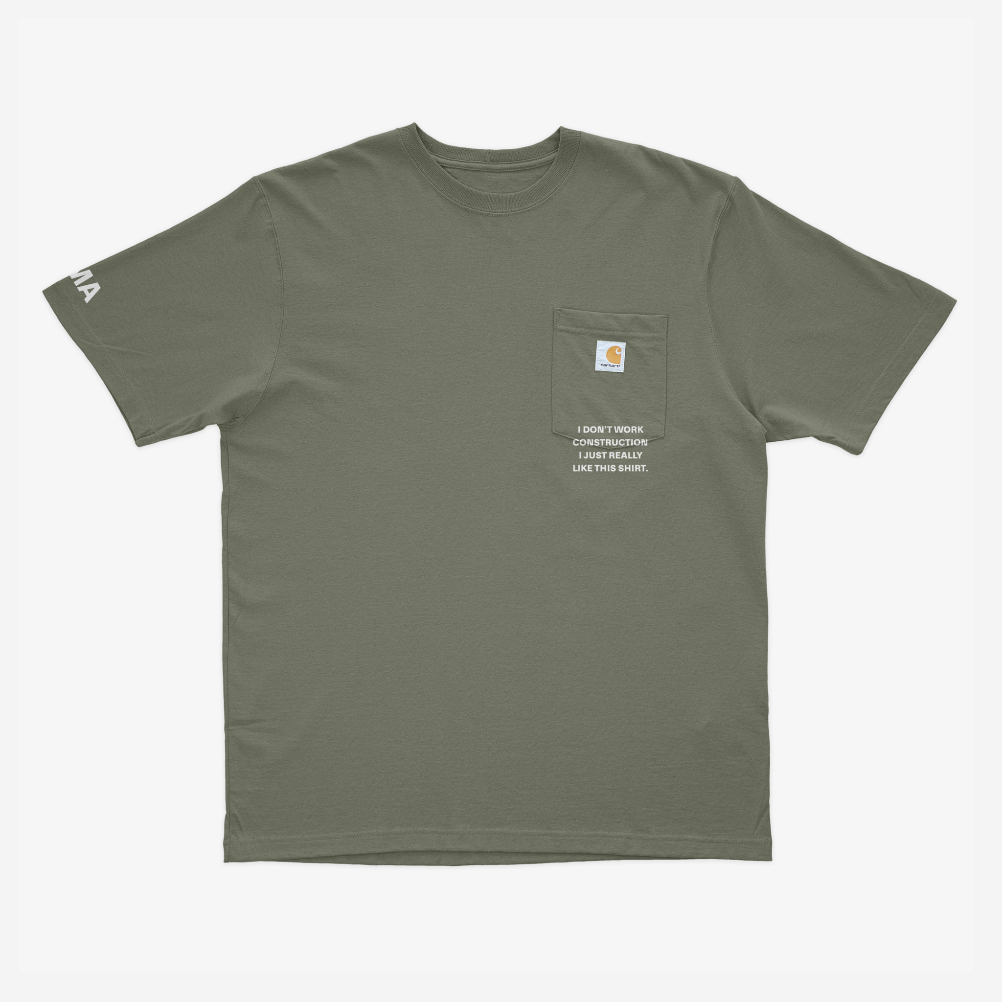 IDWC CARHARTT TEE (ARMY)