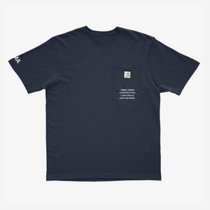 IDWC CARHARTT TEE (BLUE)