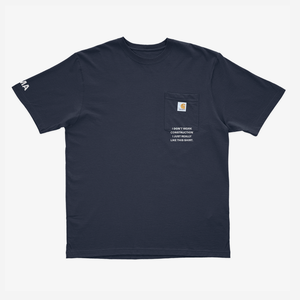 IDWC CARHARTT TEE (BLUE)