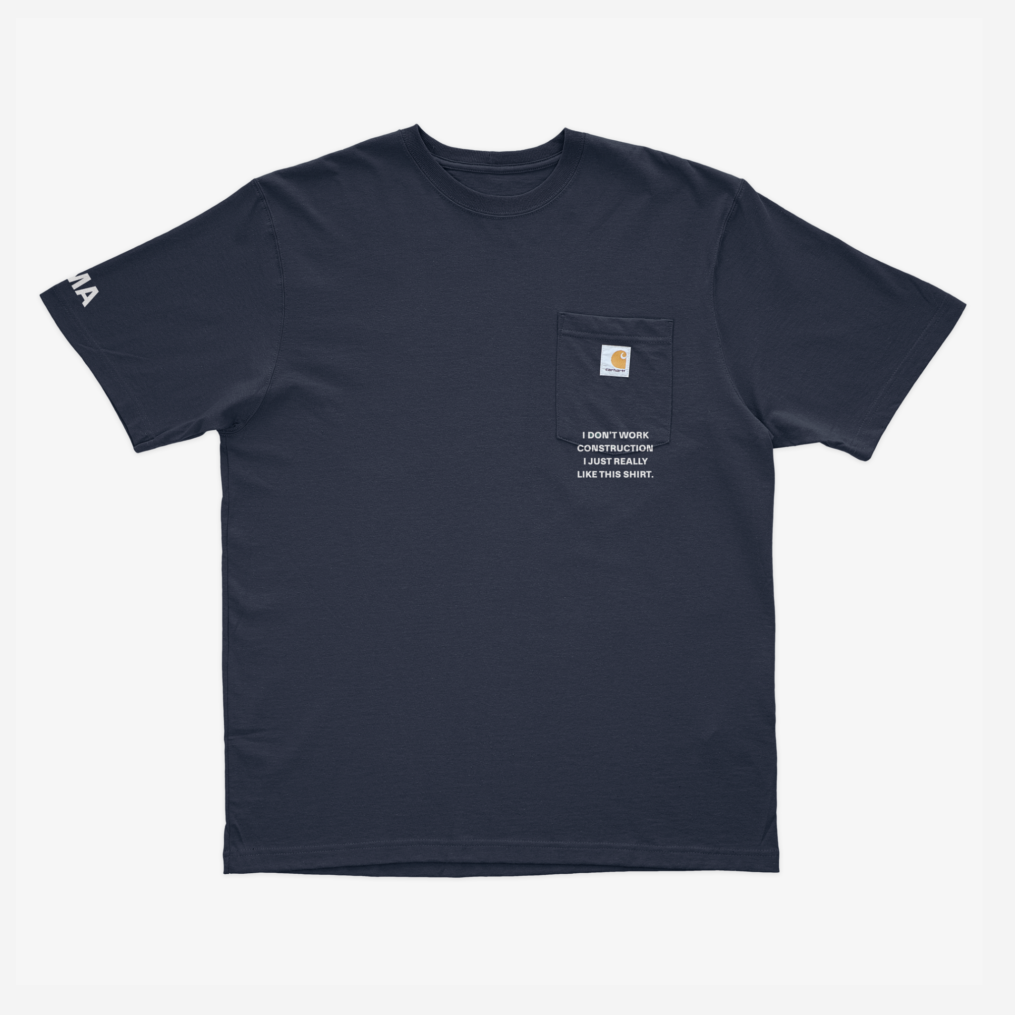 IDWC CARHARTT TEE (BLUE)