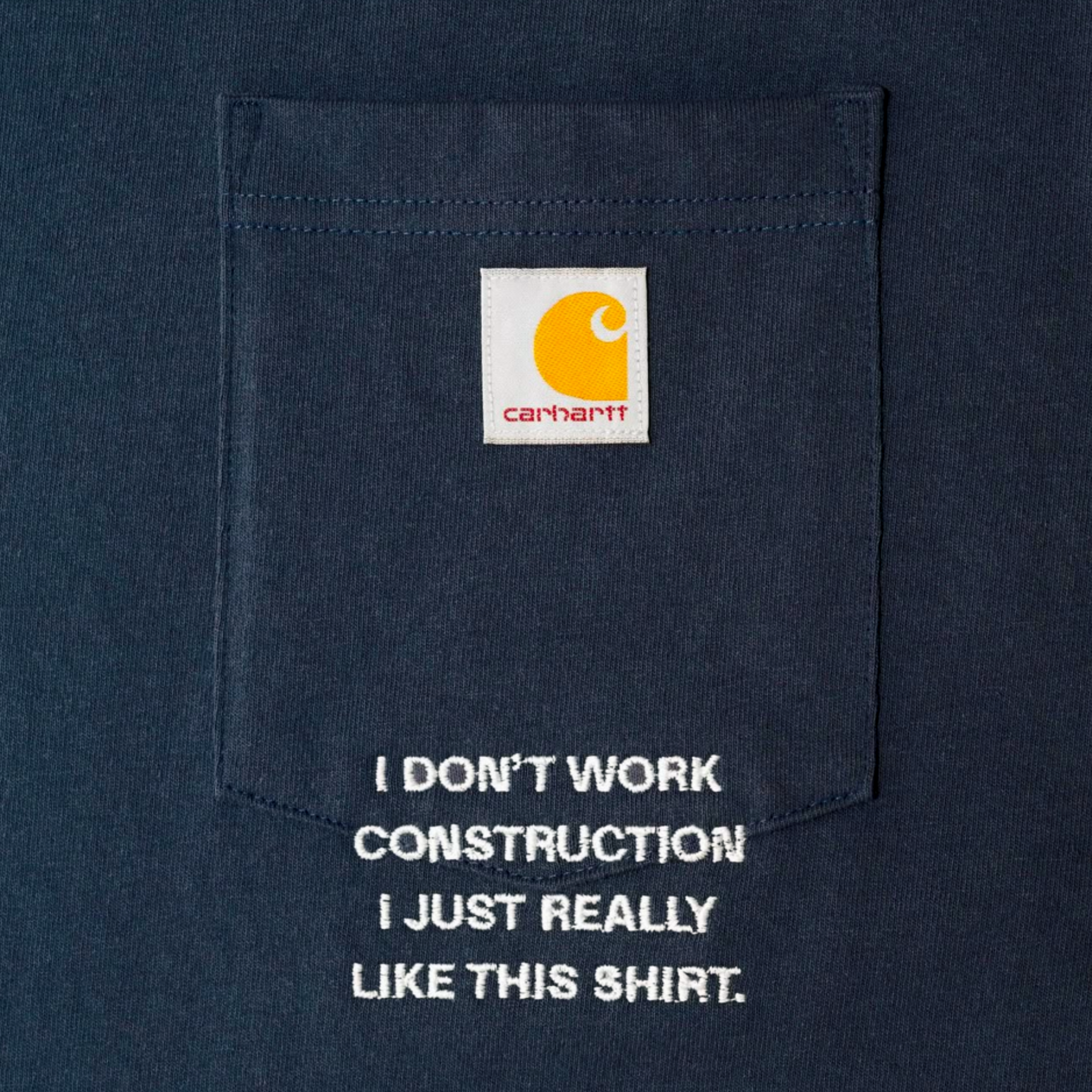 IDWC CARHARTT TEE (BLUE)