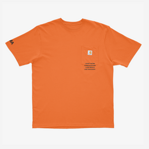IDWC CARHARTT TEE (ORANGE)