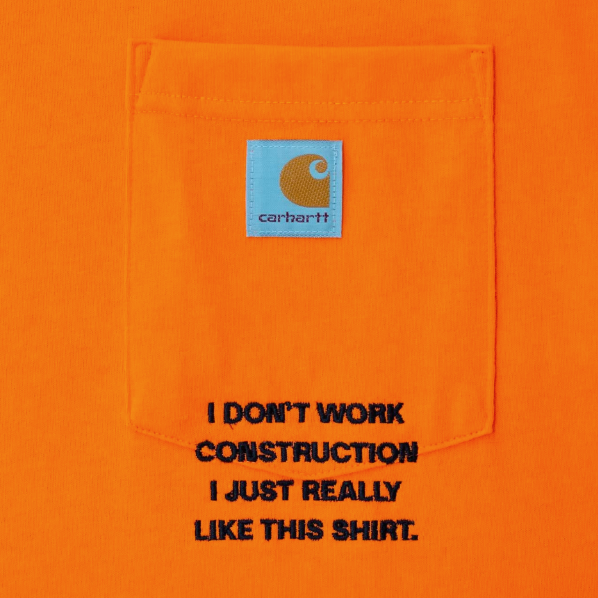 IDWC CARHARTT TEE (ORANGE)