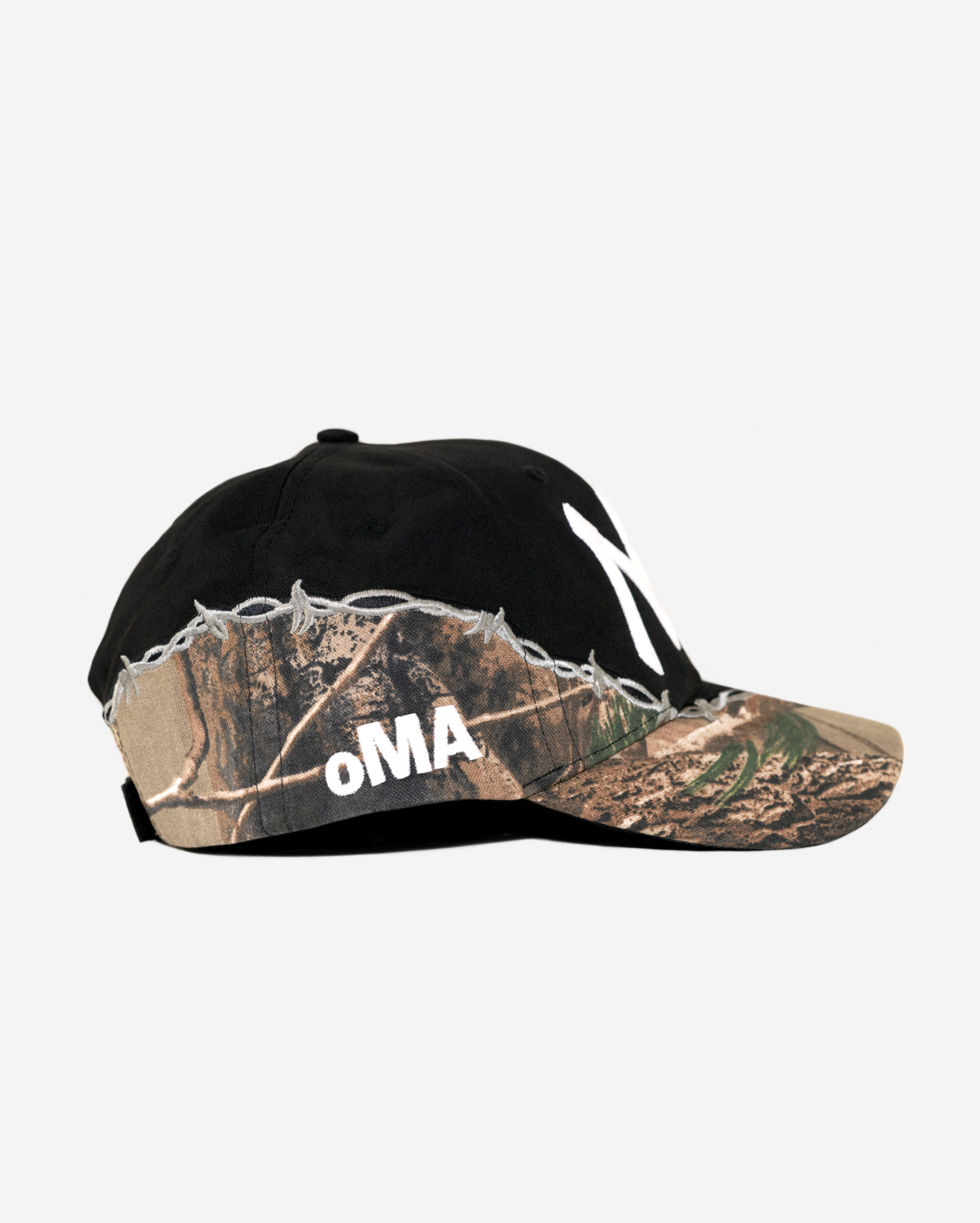 NY METAL CAMO HAT (BLACK)