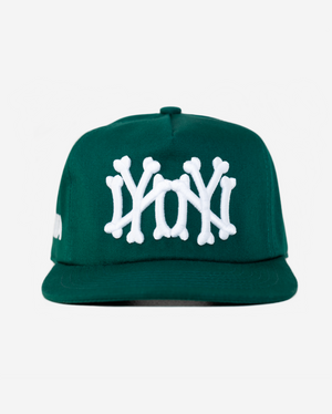 NY NY BONES HAT (FOREST)