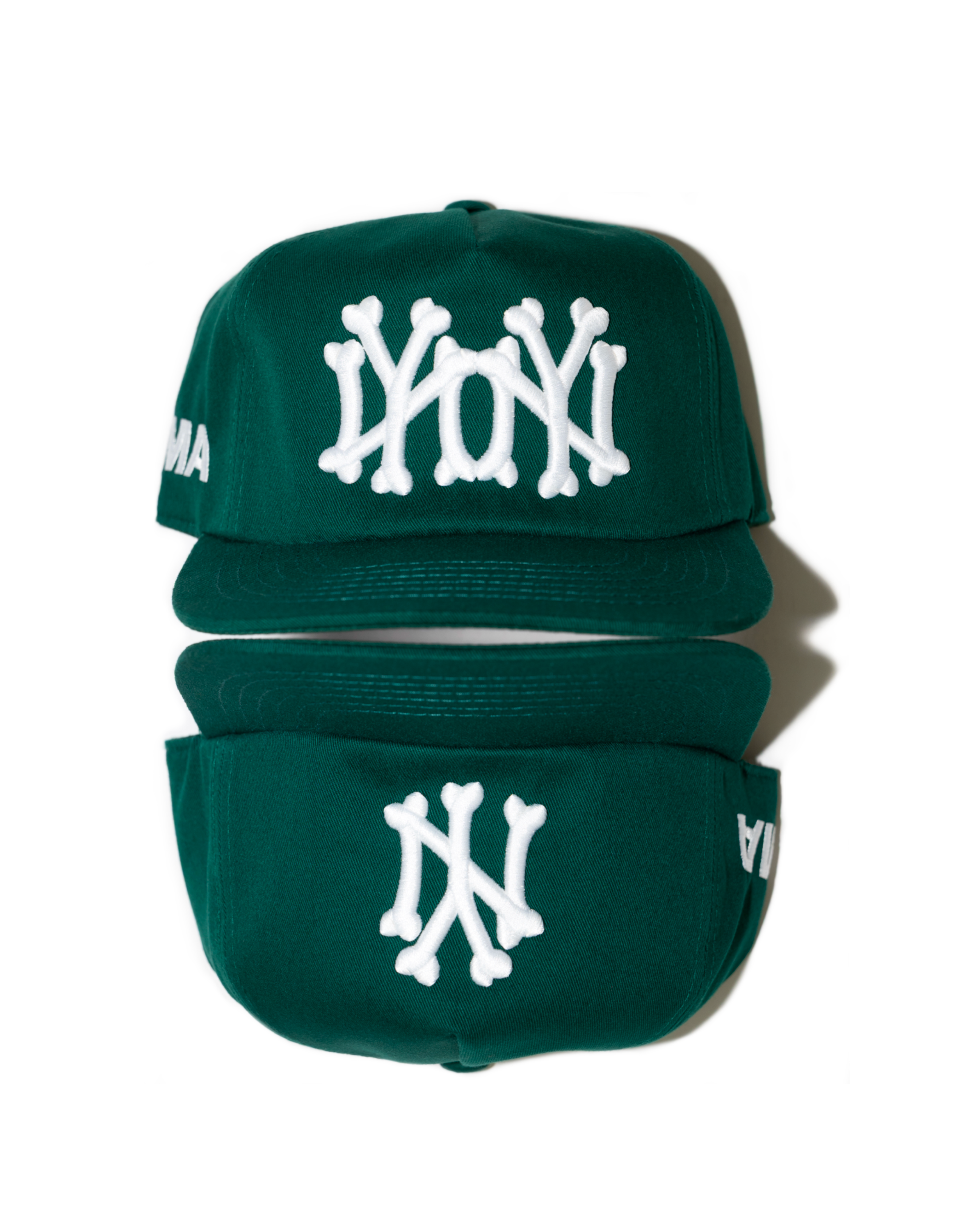 NY NY BONES HAT (FOREST)