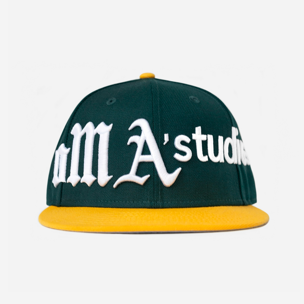 oMA STUDIOS "BAY AREA" FITTED HAT (GREEN)
