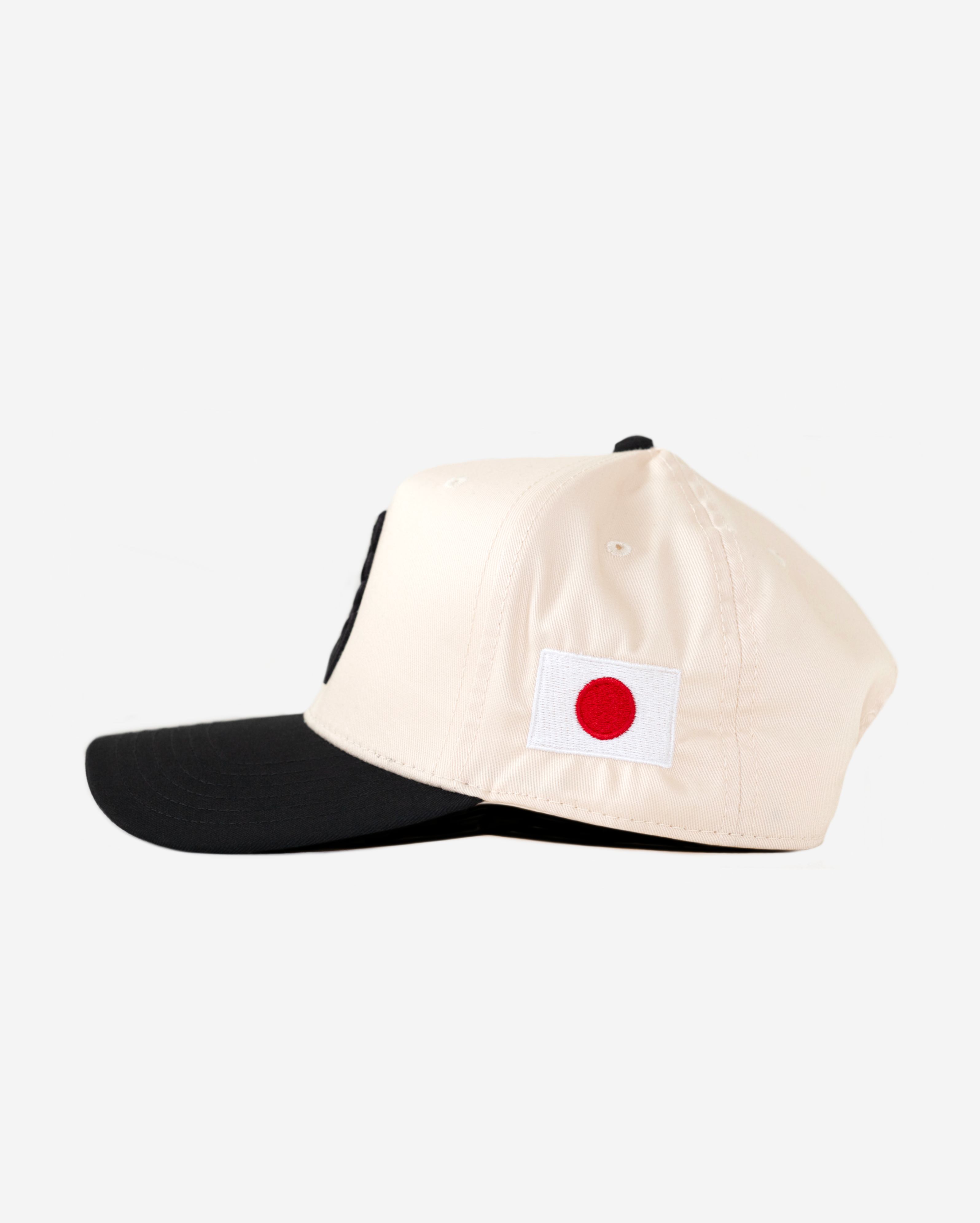 NY JAPAN CURVED BRIM HAT (CREAM)