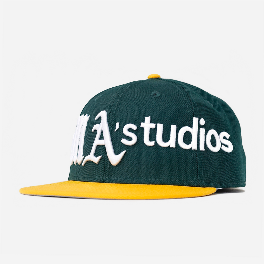oMA STUDIOS "BAY AREA" FITTED HAT (GREEN)
