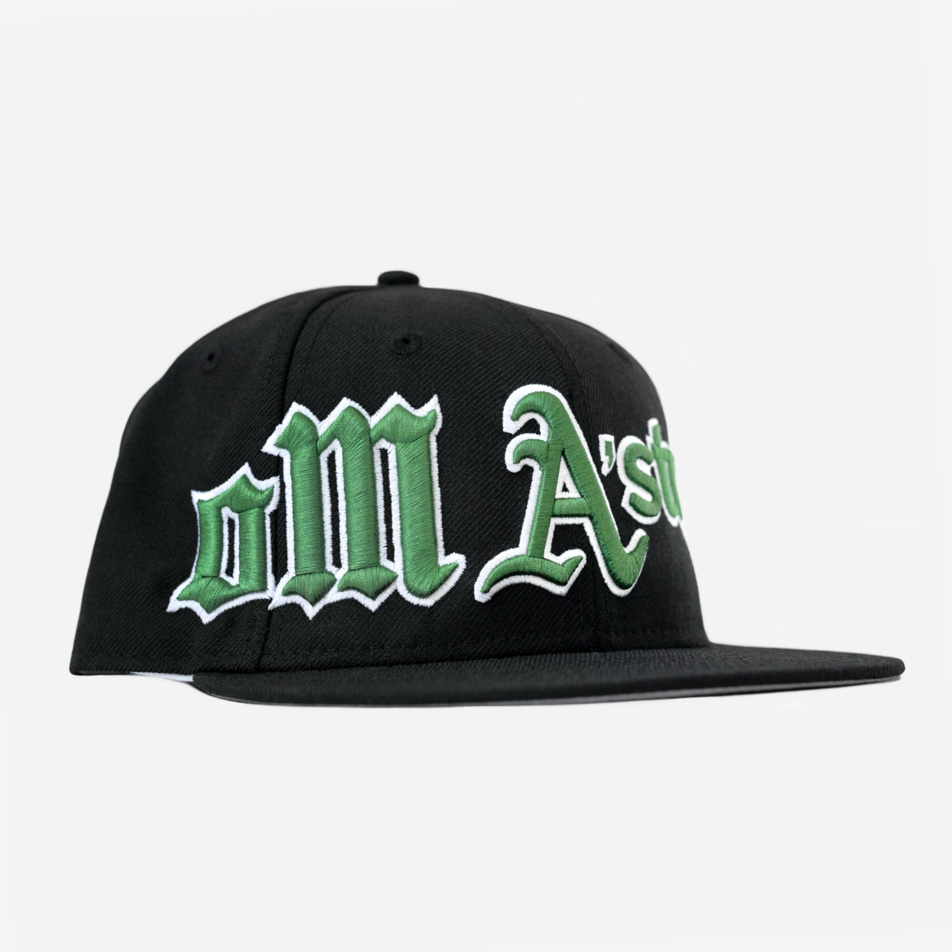 oMA STUDIOS "BAY AREA" FITTED HAT (BLACK)
