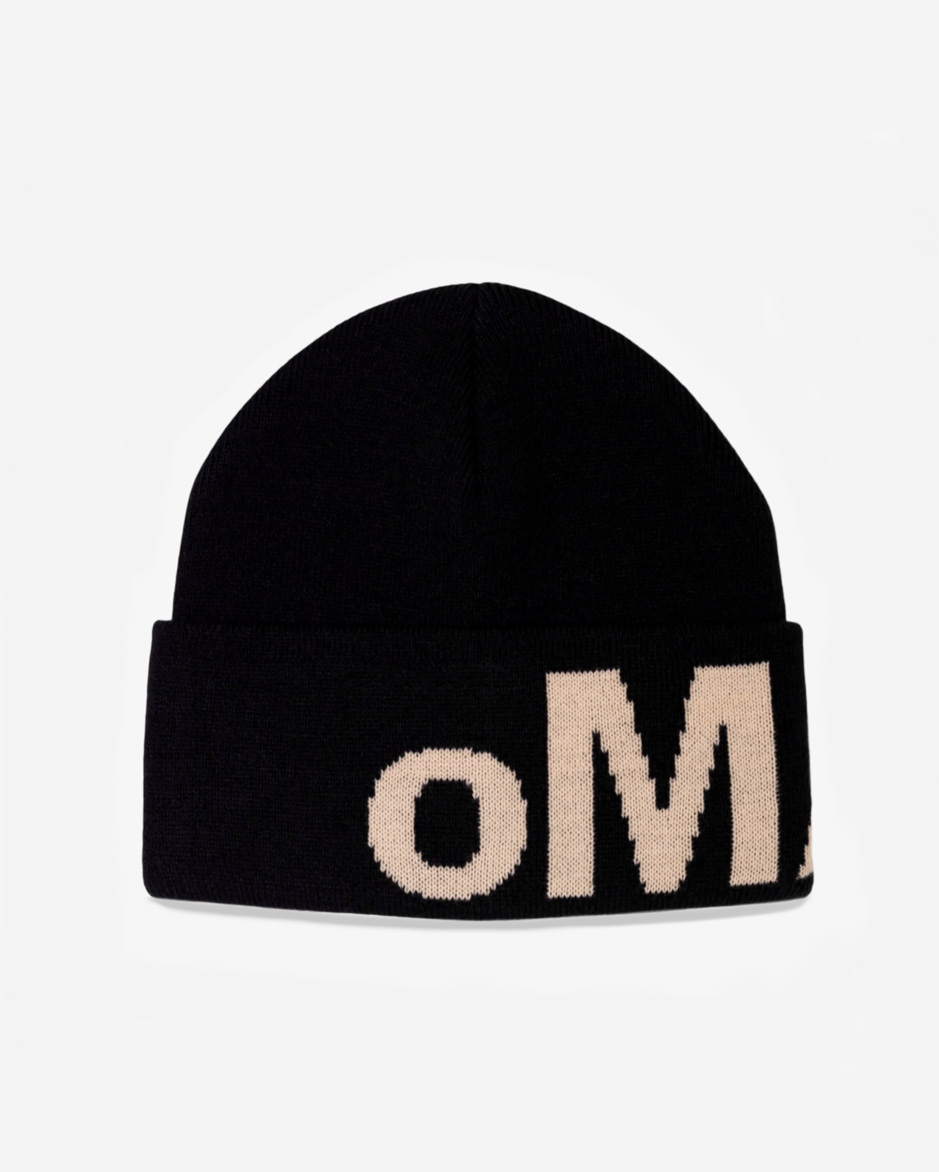 LOGO BEANIE (CREAM)