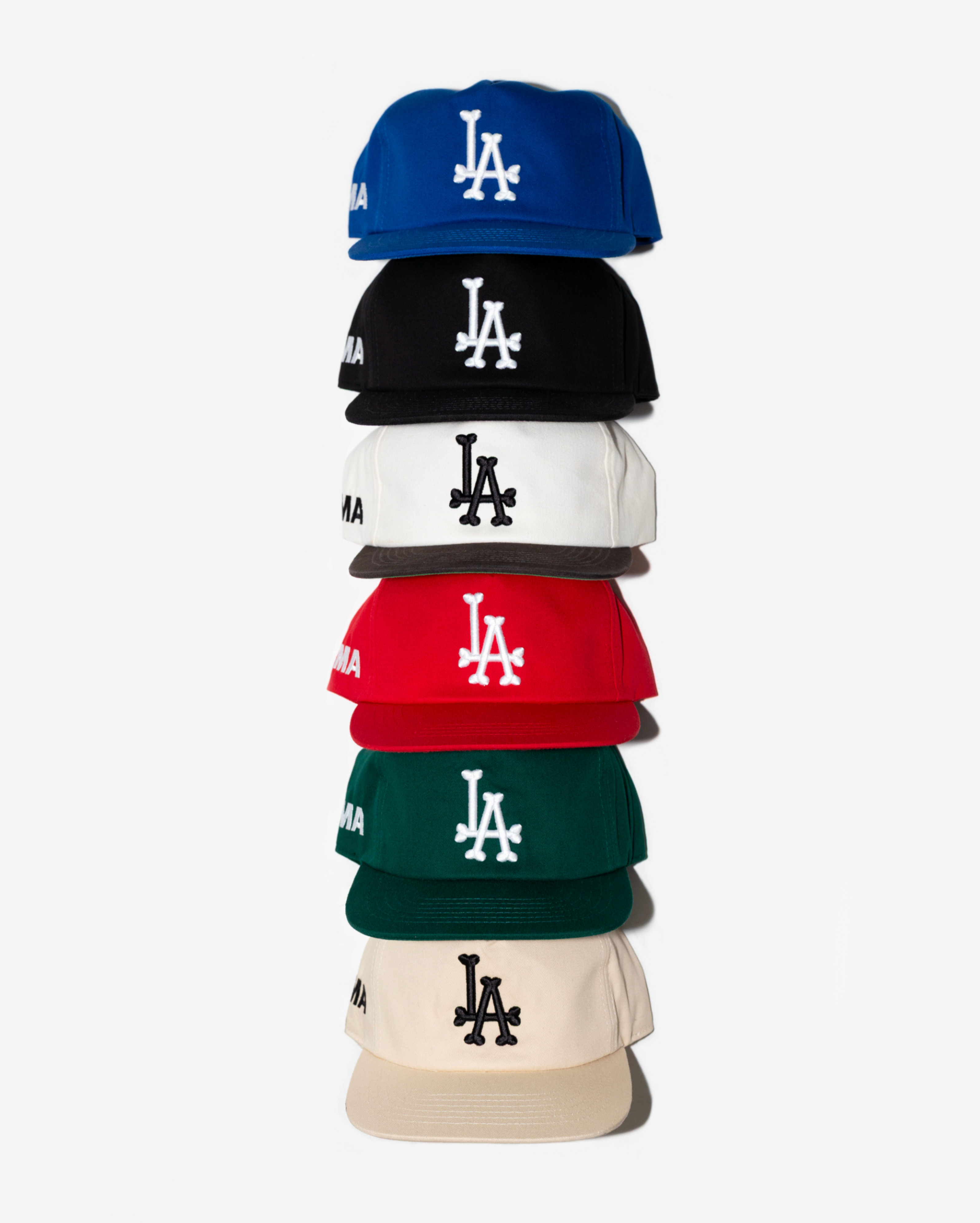 LoS ANGELES BoNES HAT (BLUE)