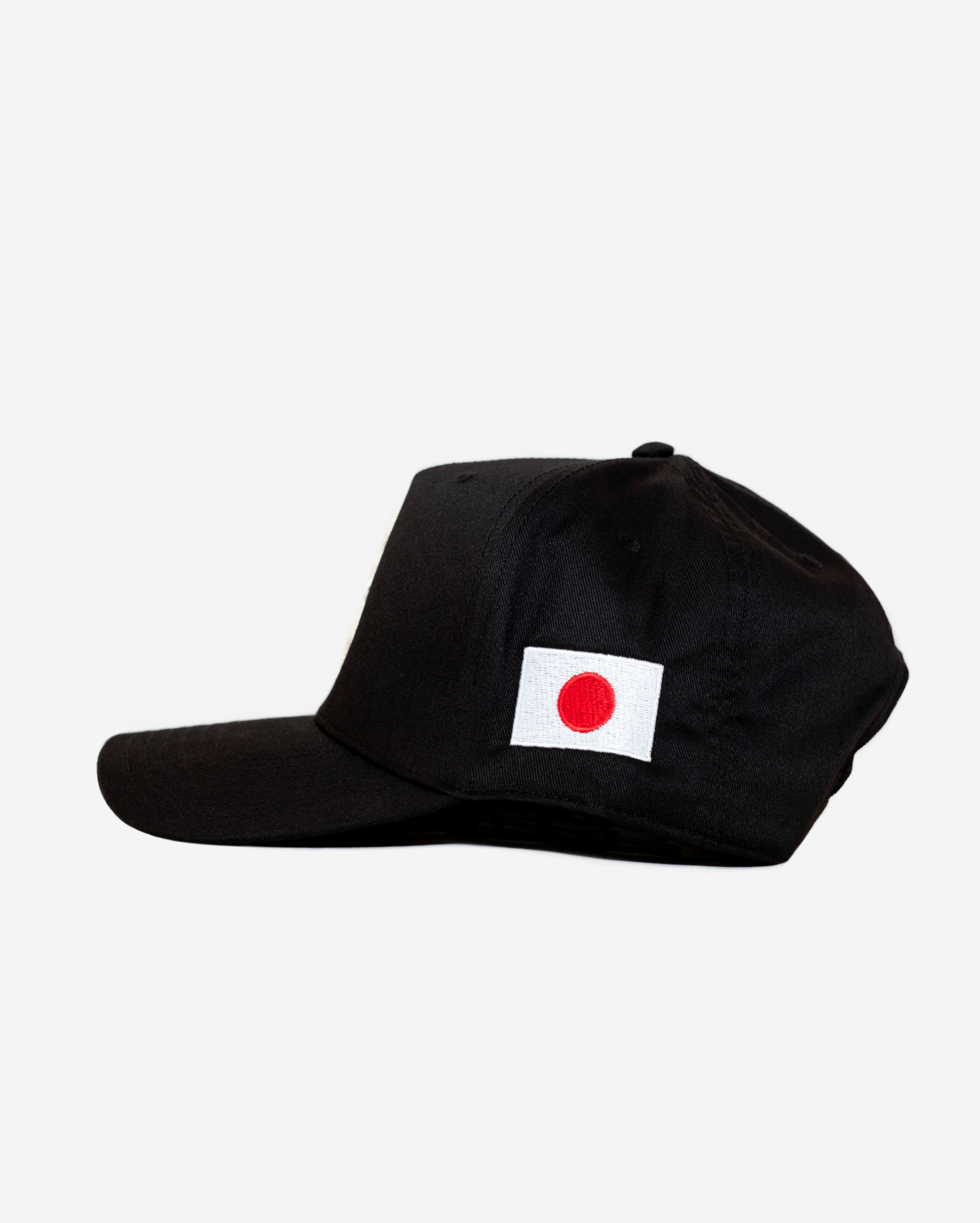 NY JAPAN CURVED BRIM HAT (BLACK)