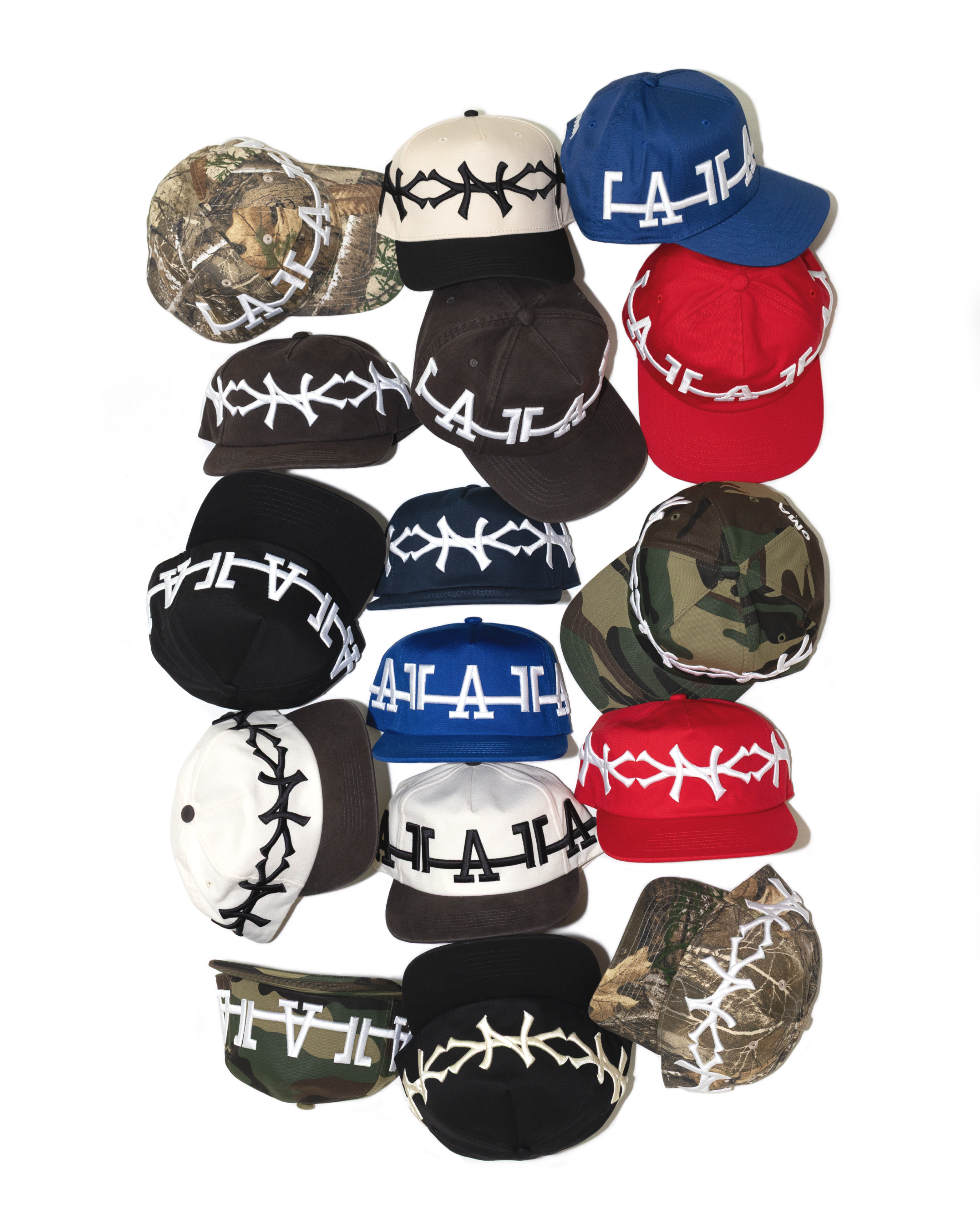 NEW YoRK CRoWN CURVED BRIM HAT (BLACK/CREAM)